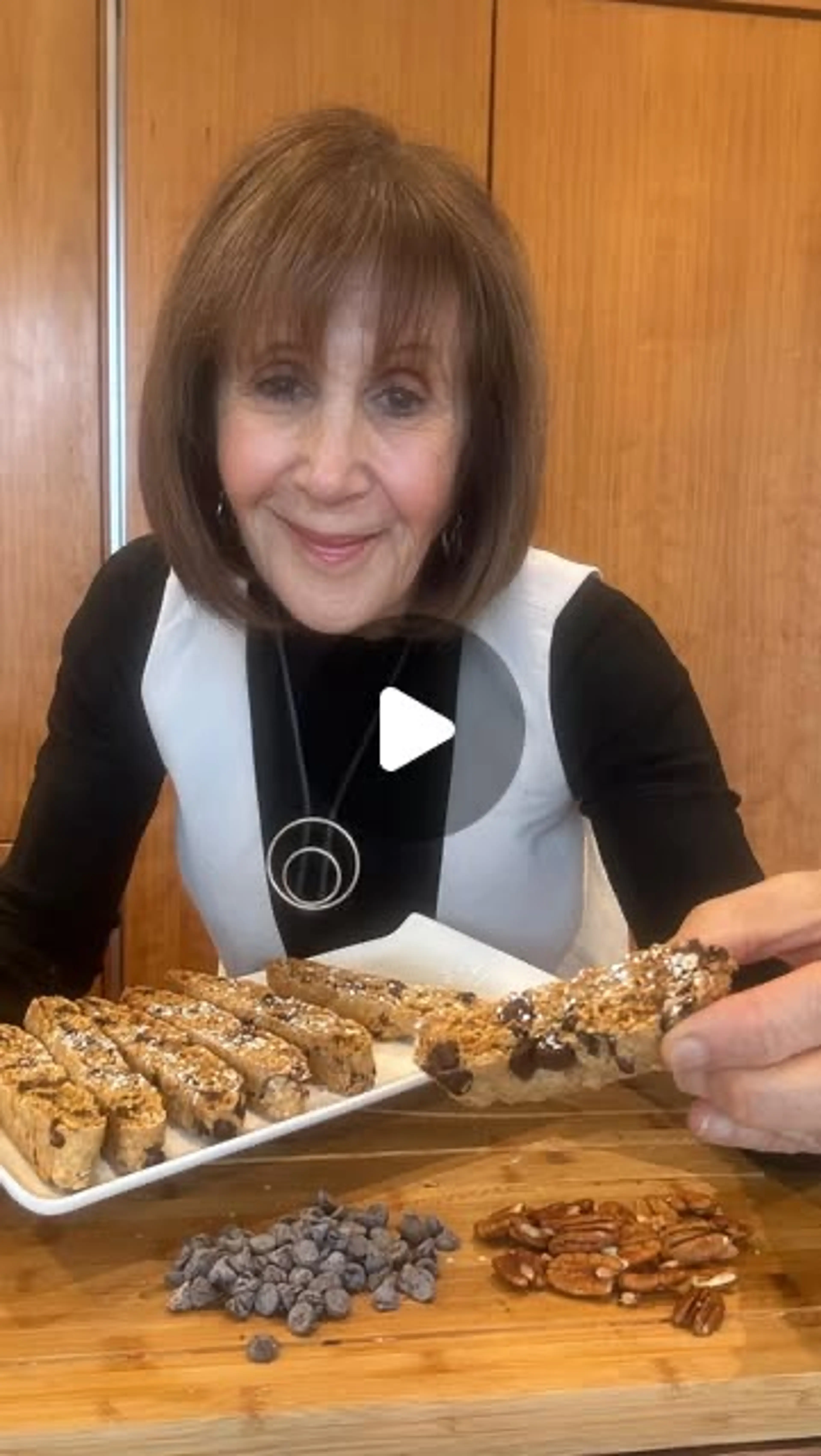 Chocolate Chip Pecan Biscotti! Perfect for Dessert or an Aft