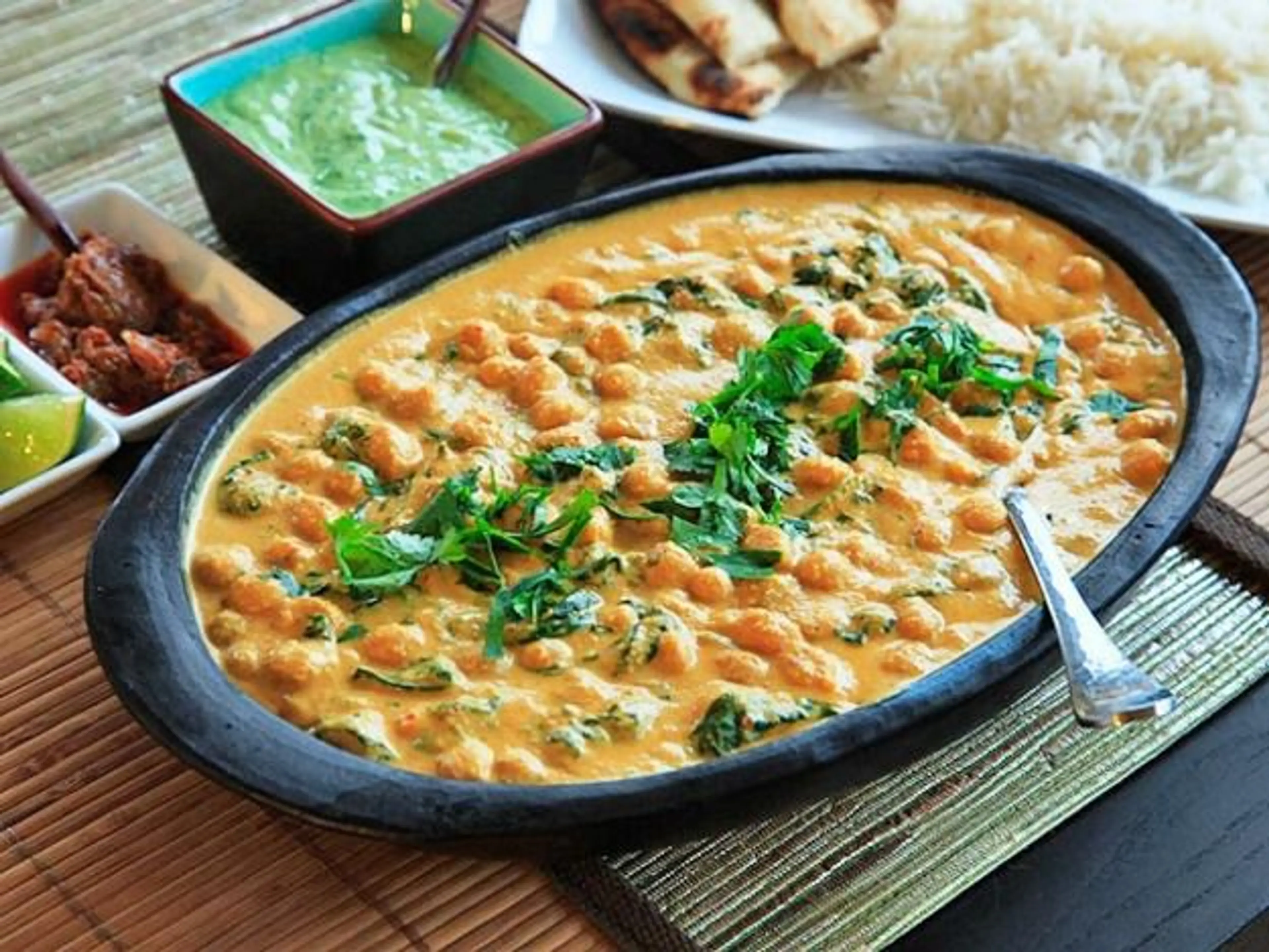 Chickpea, Coconut, and Cashew Curry Recipe