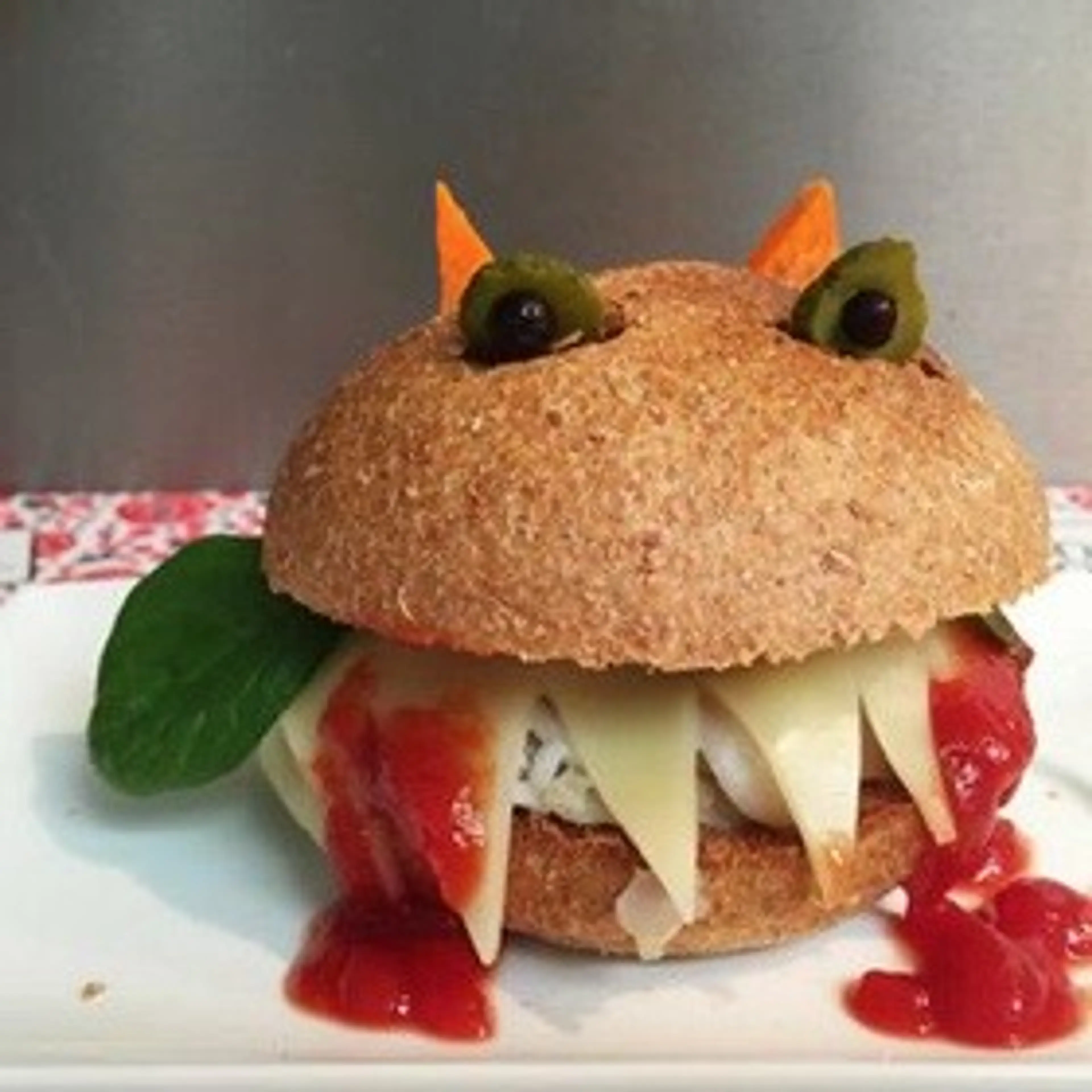 Burger Dracula Pour Halloween