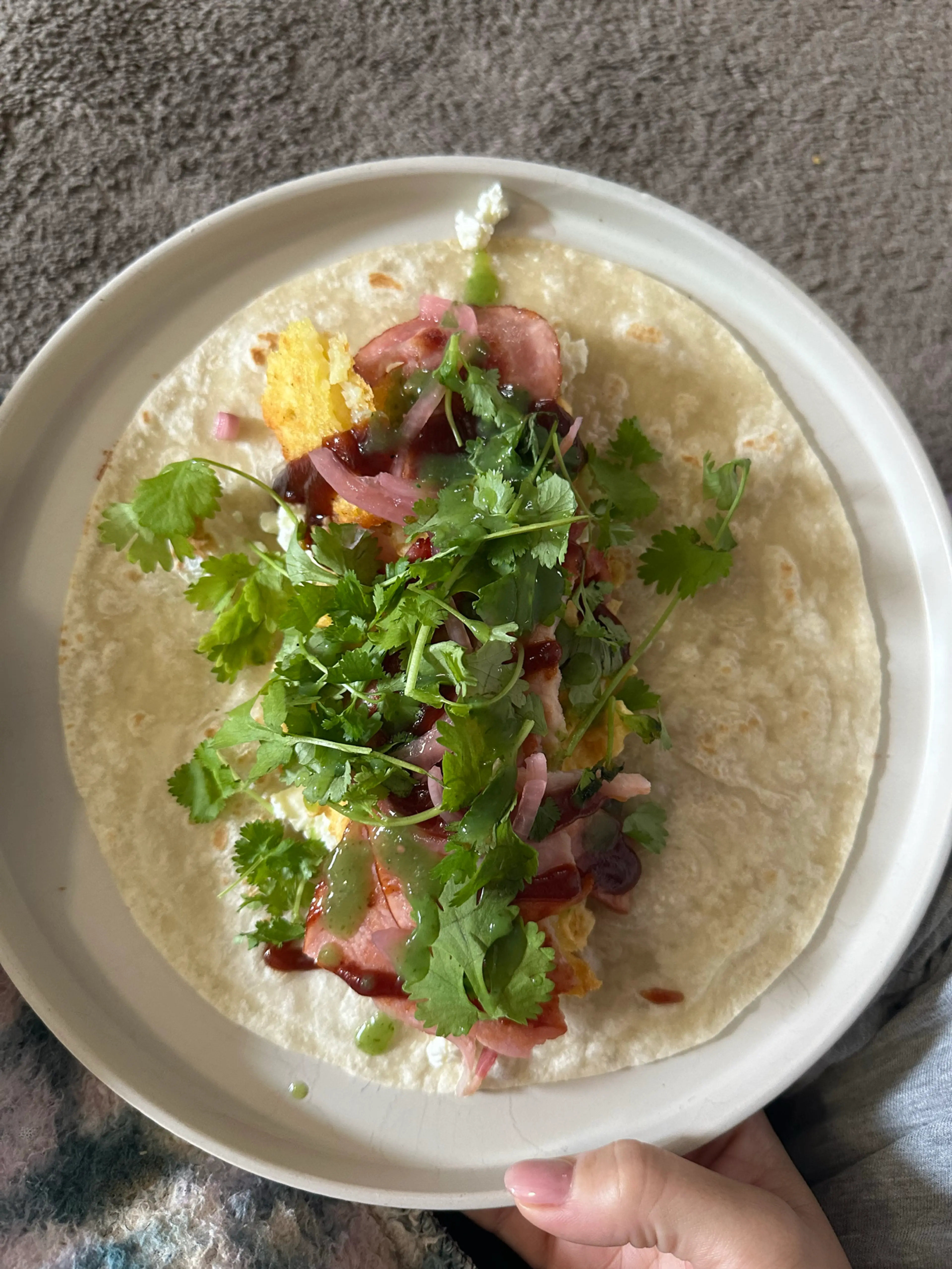 Brekky burrito