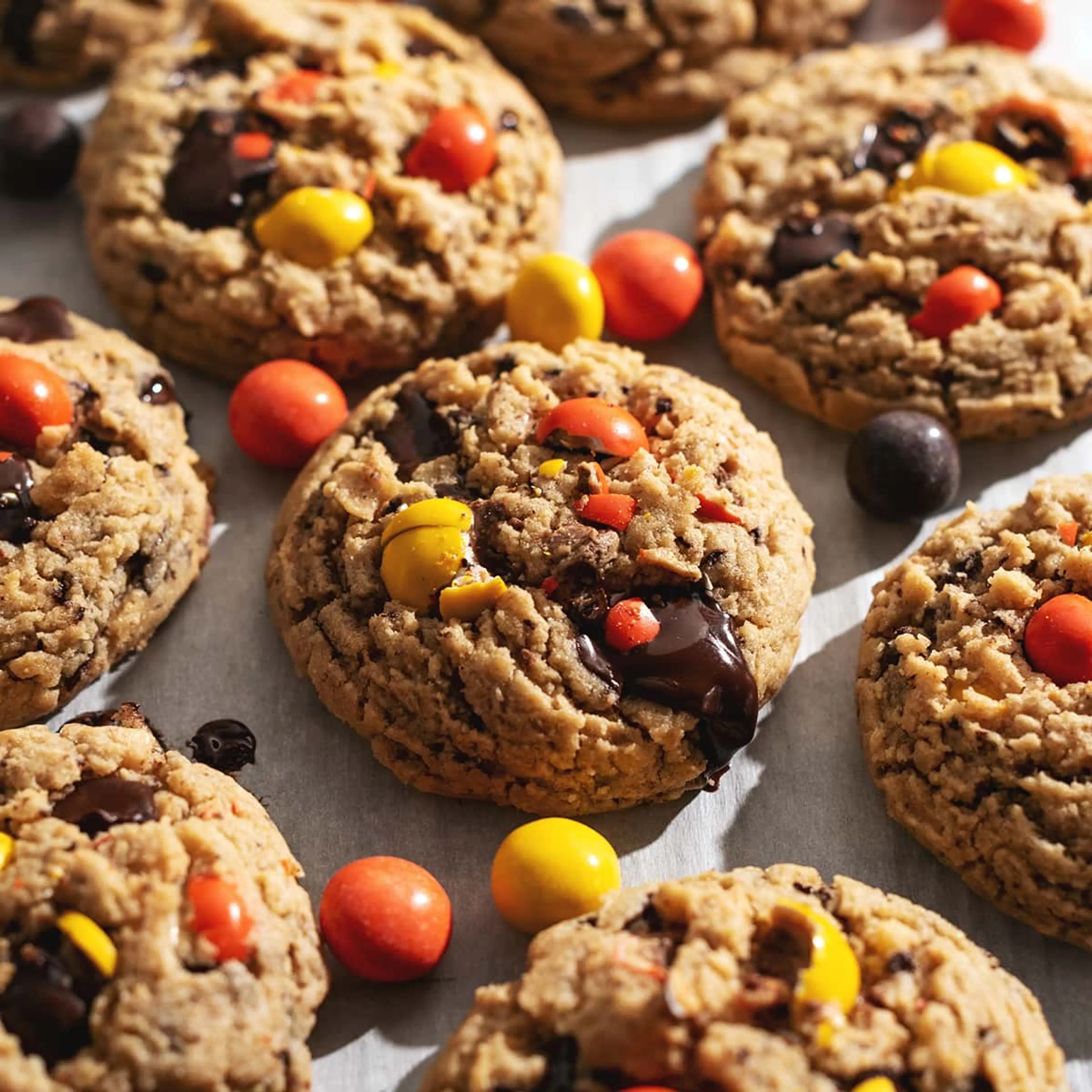 Reese's Pieces Peanut Butter Cookies