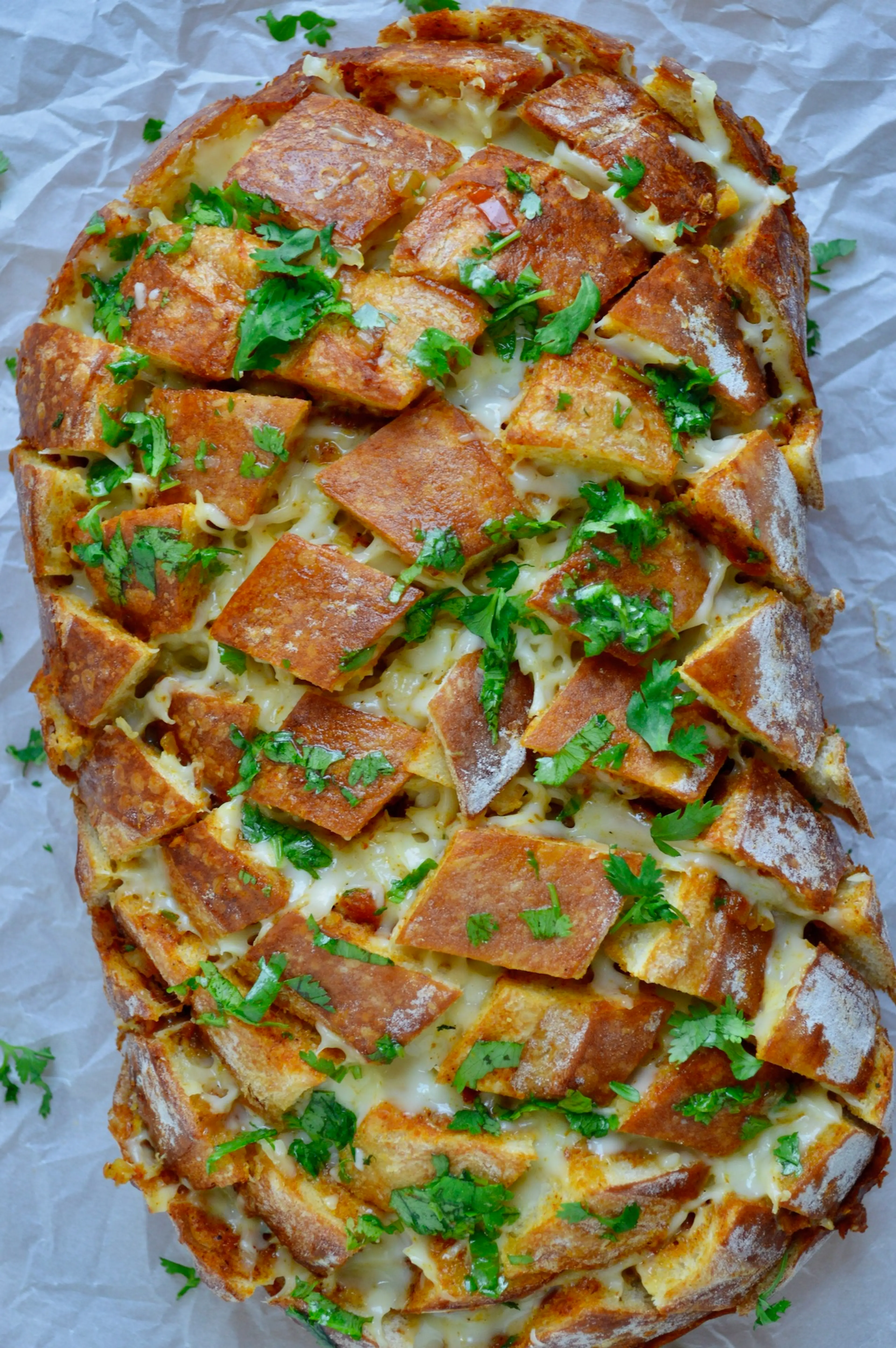 Masala Pull Apart Bread