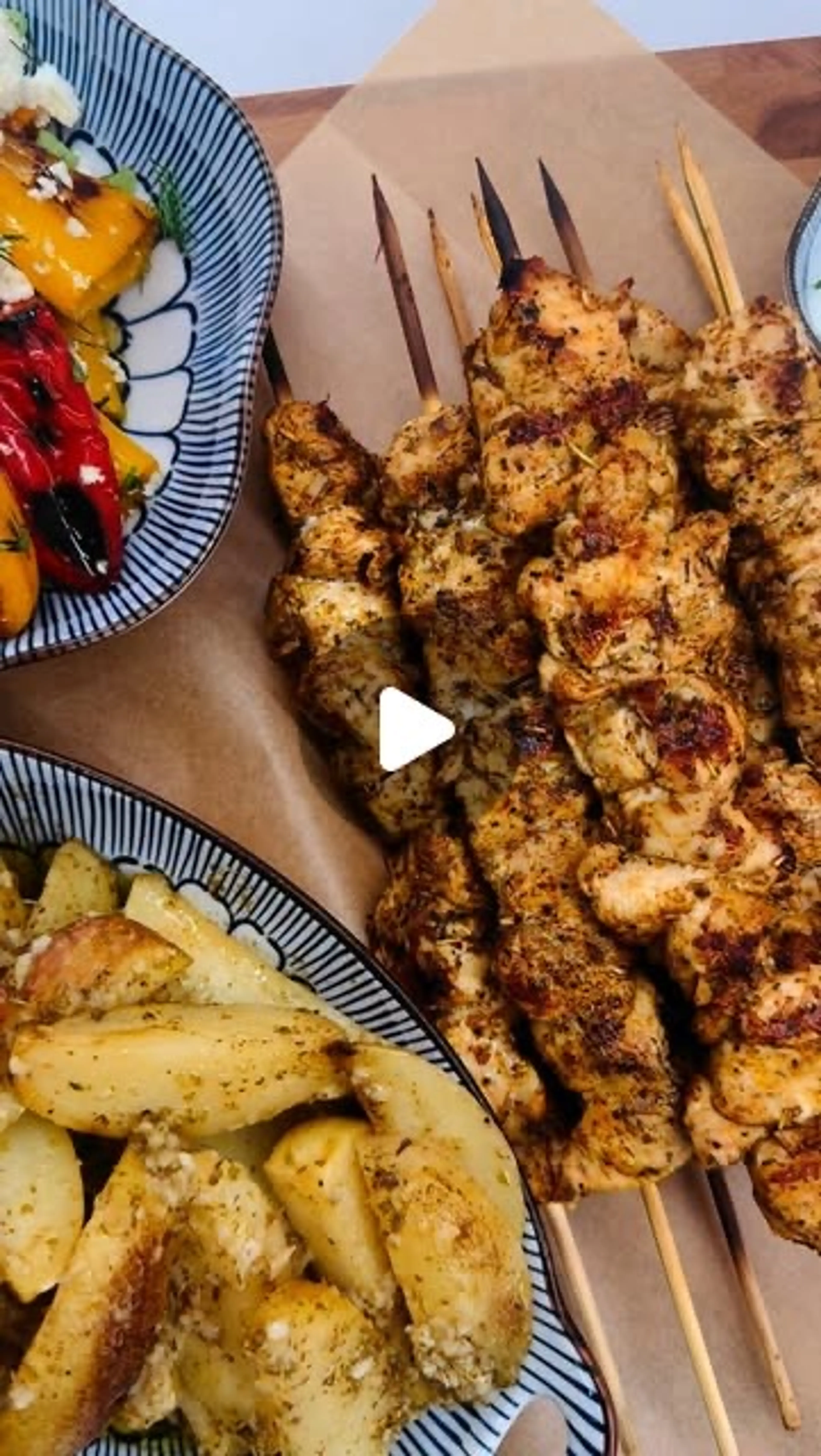 Lemony Greek potatoes