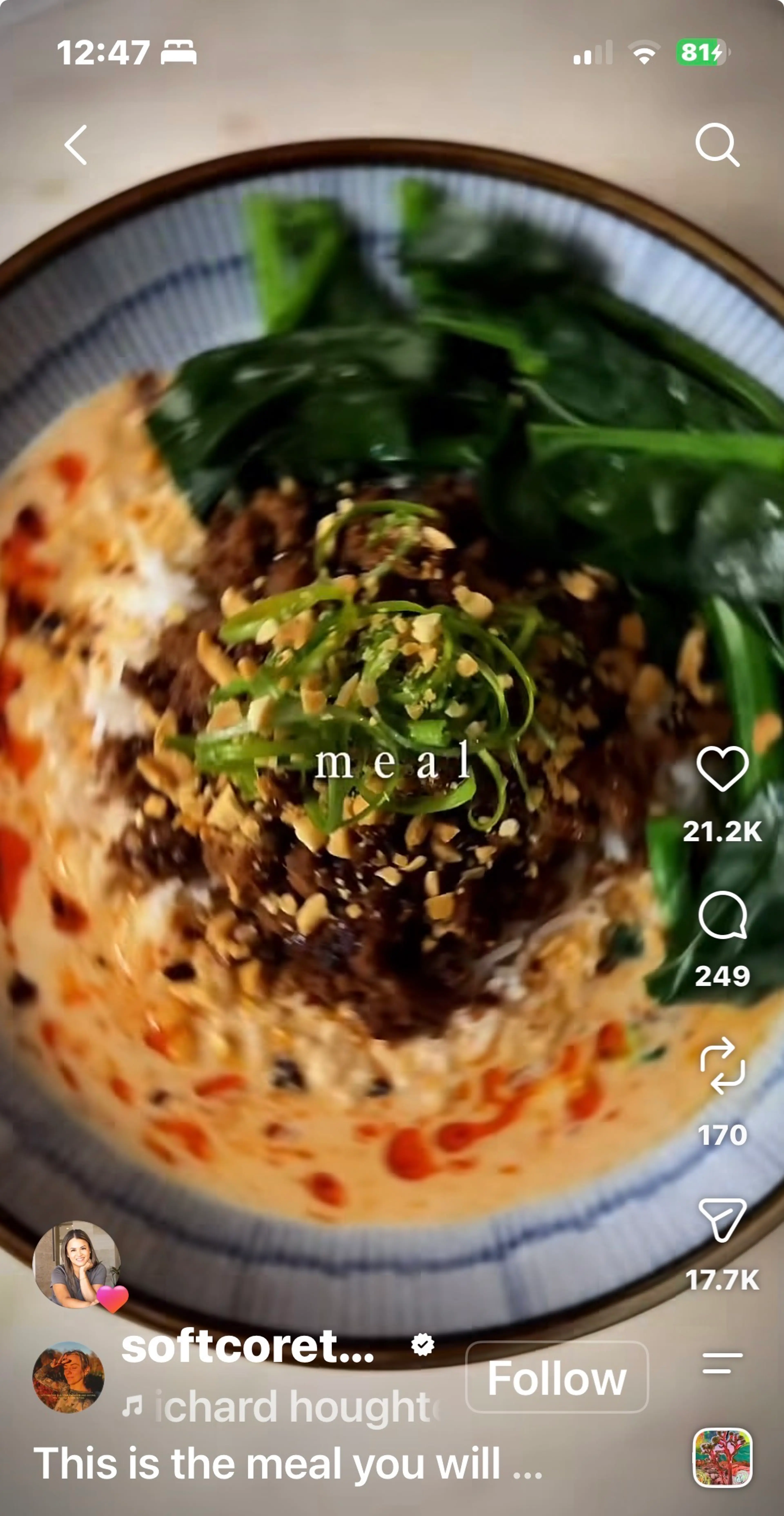 Creamy Chilli Miso Bowl