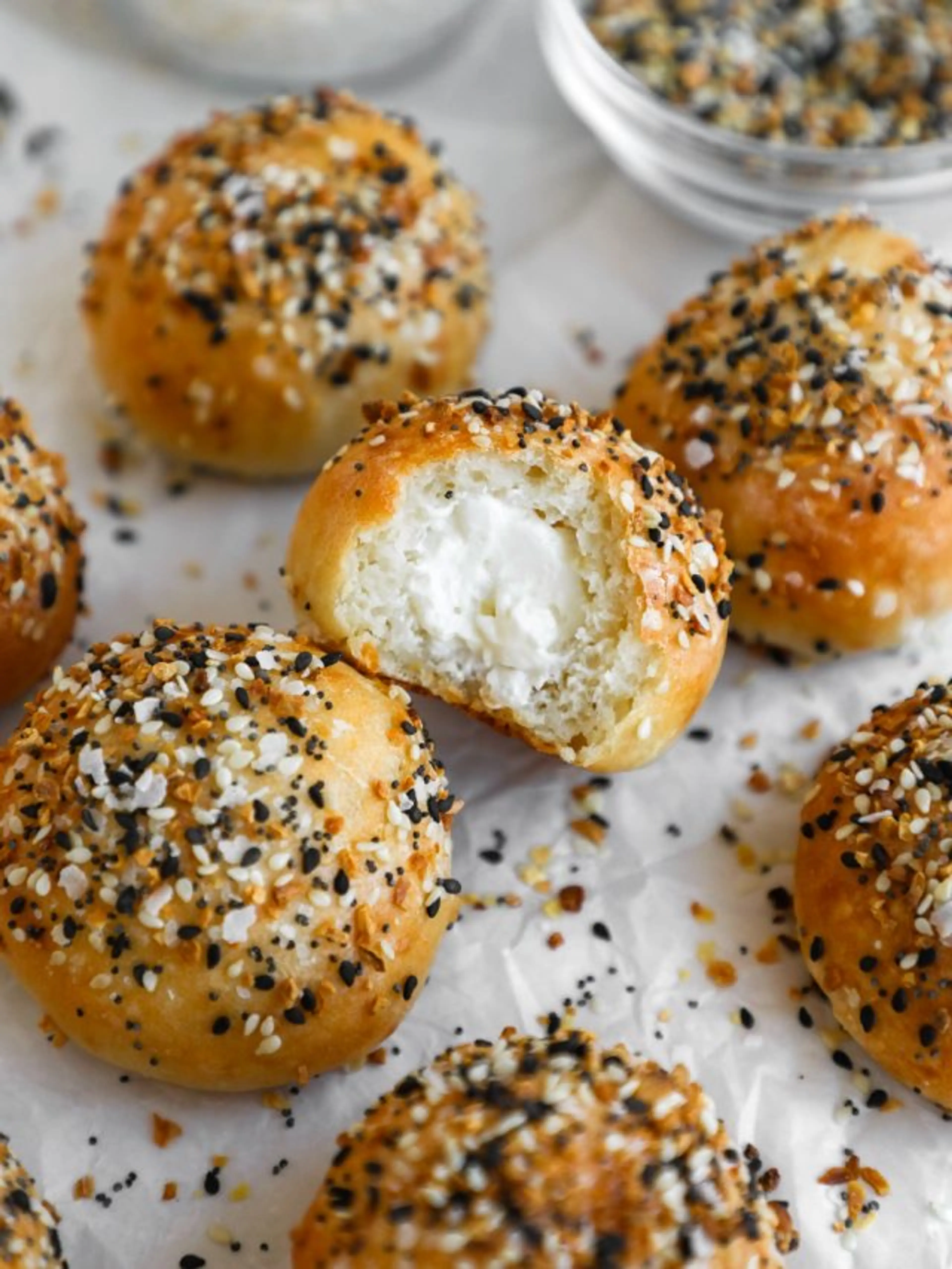 Easy Stuffed Bagel Bites