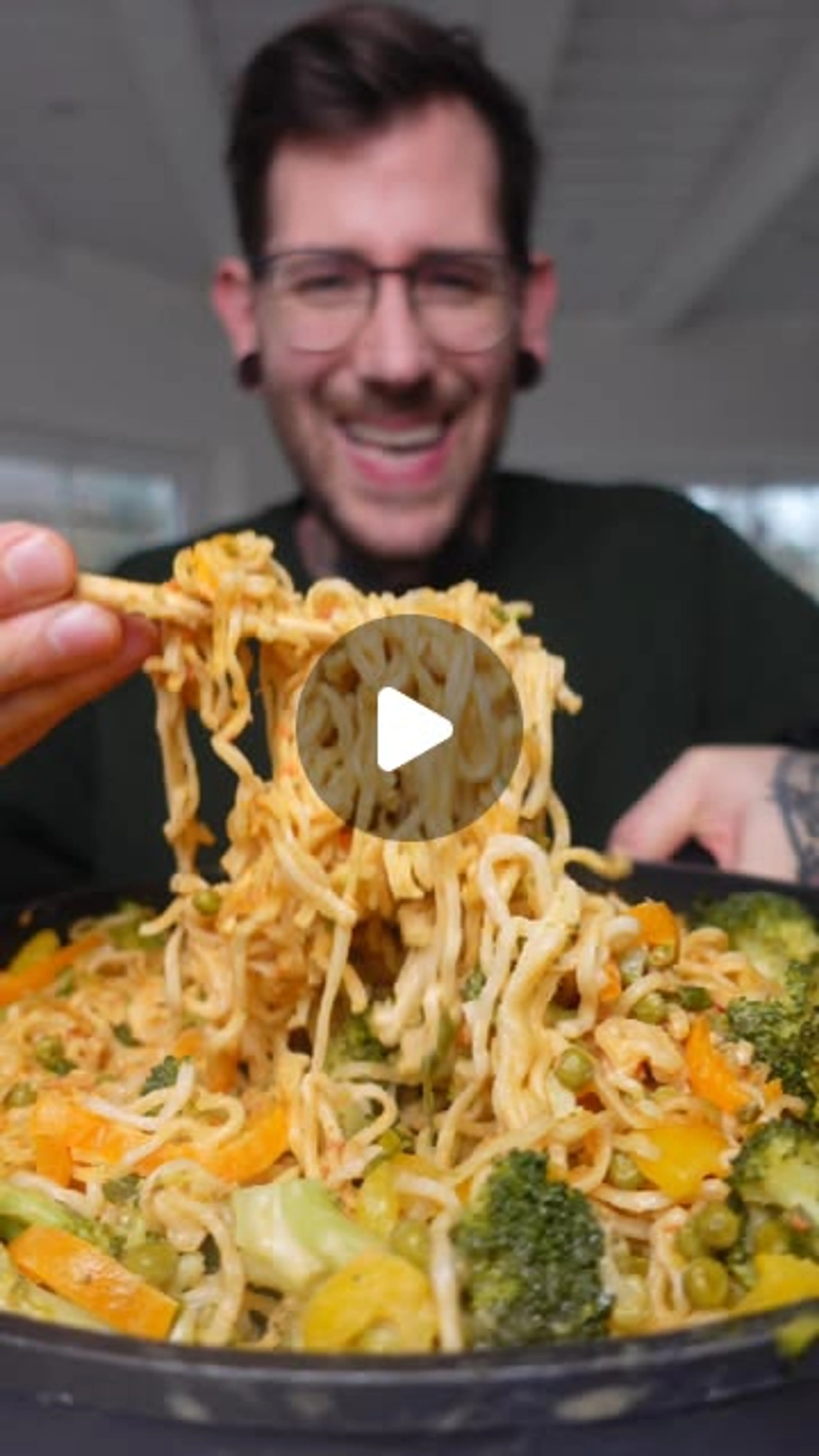 Mie Nudel Pfanne