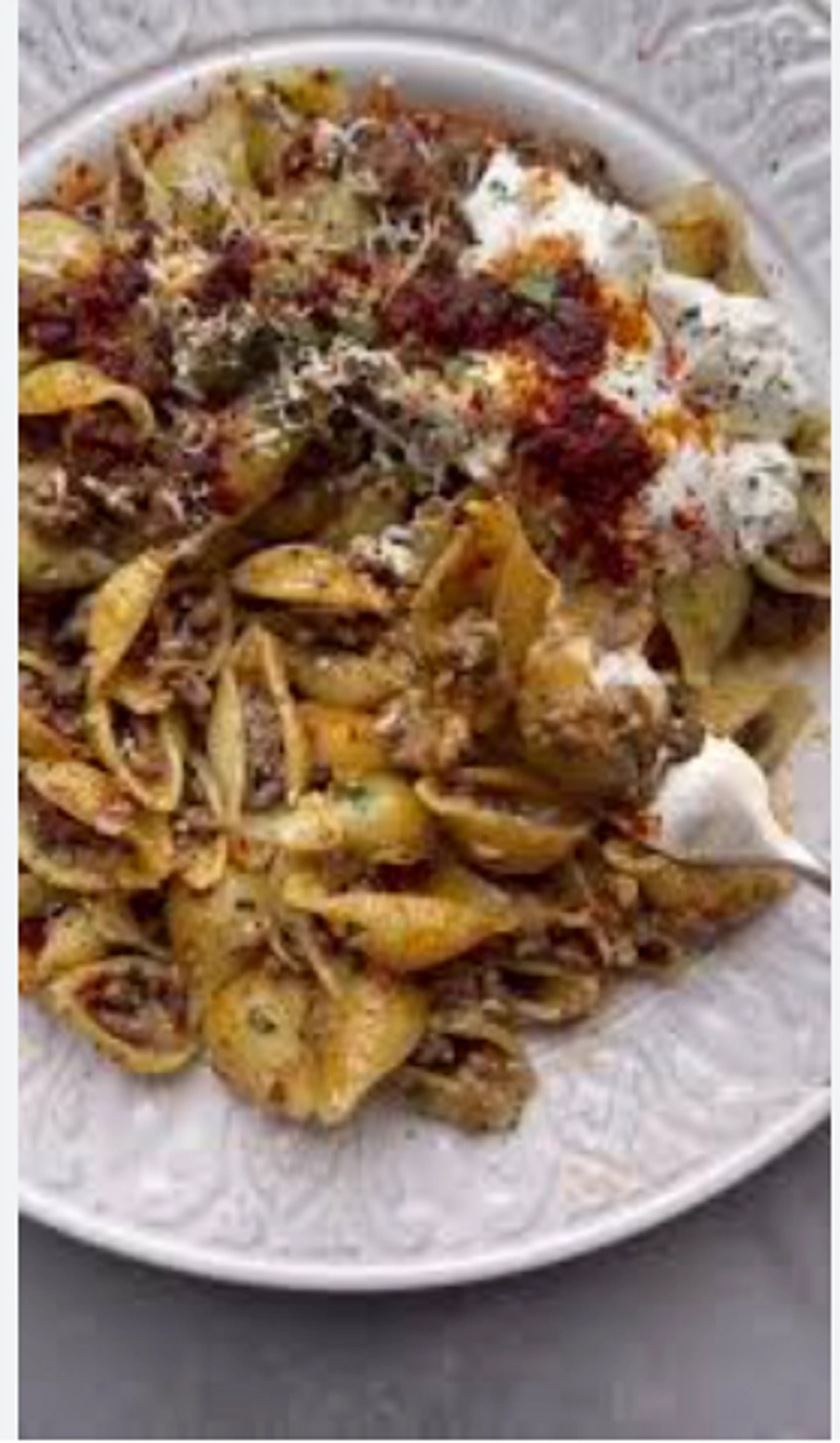 Lamb Mince Pasta