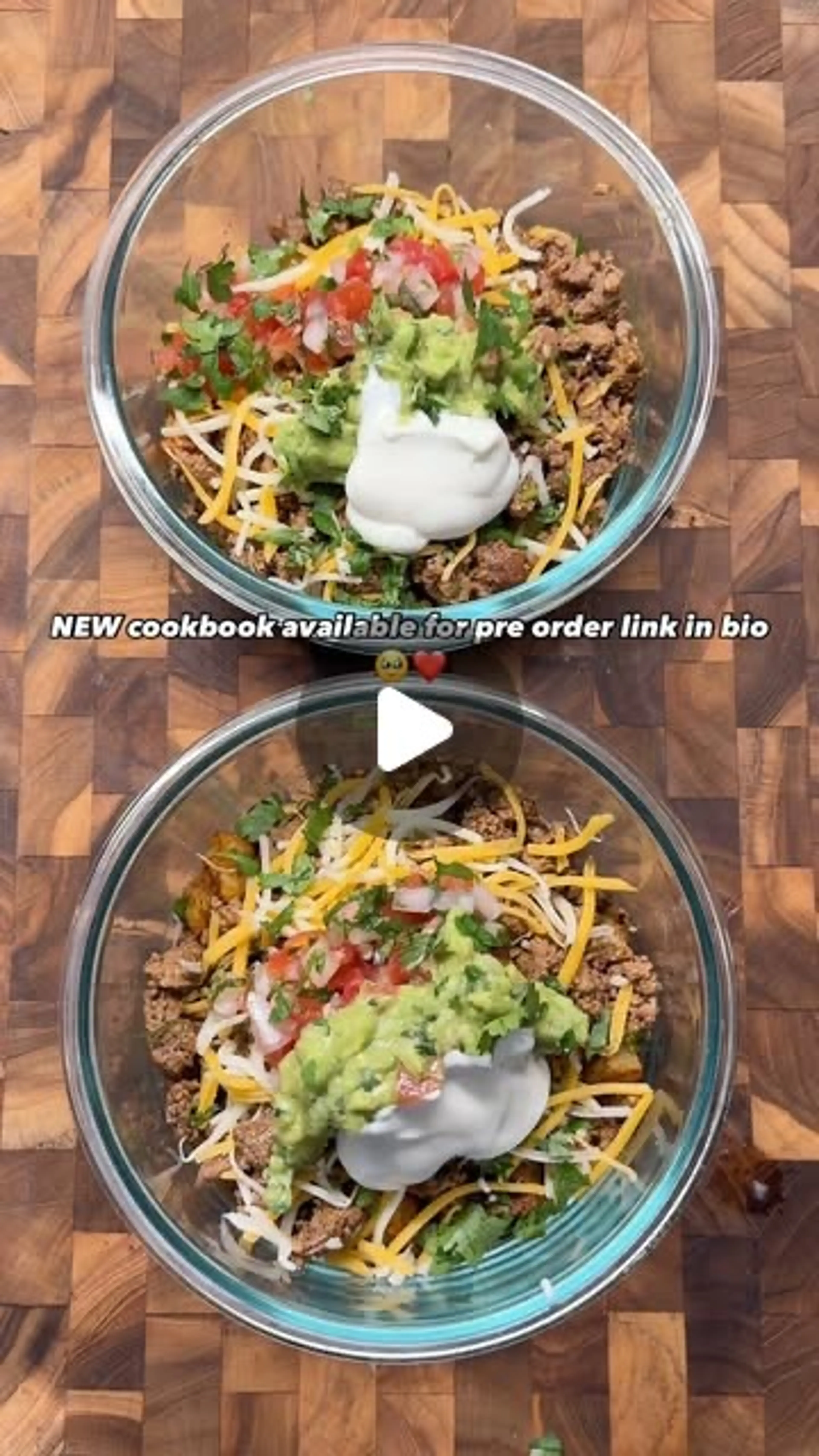 Im Obsessed! Taco Loaded Potato Bowl for Meal Prep (recipe