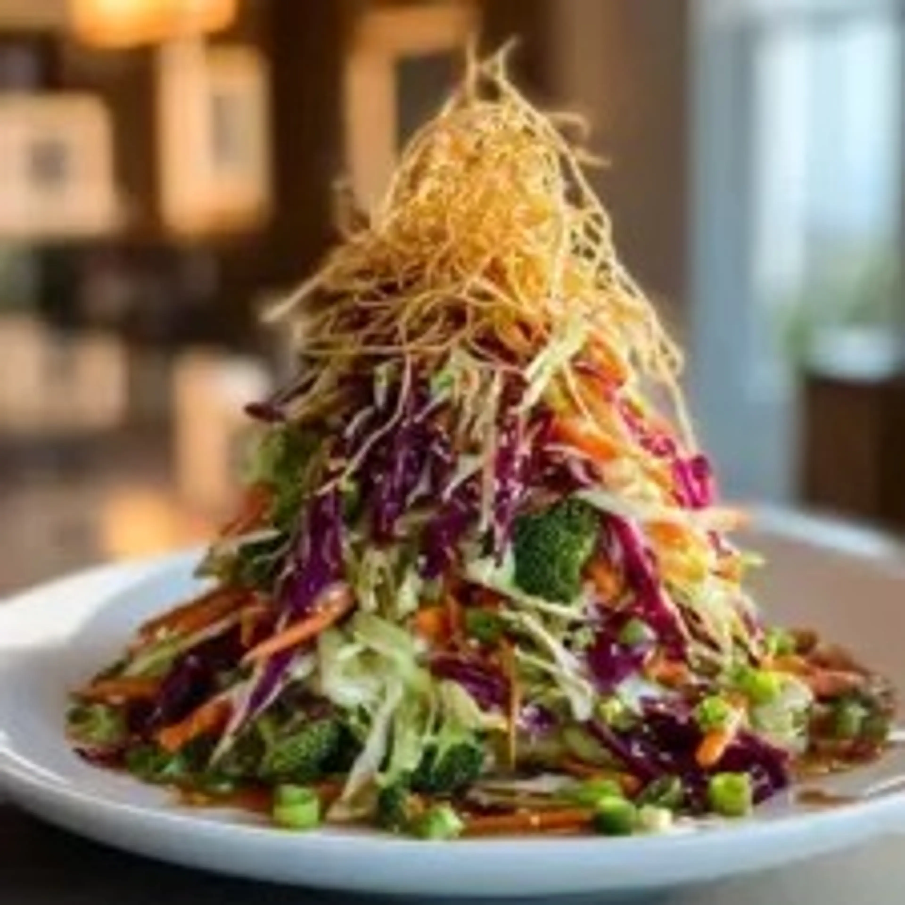 Crunchy Asian Cabbage Slaw with Addictive Sesame Dressing
