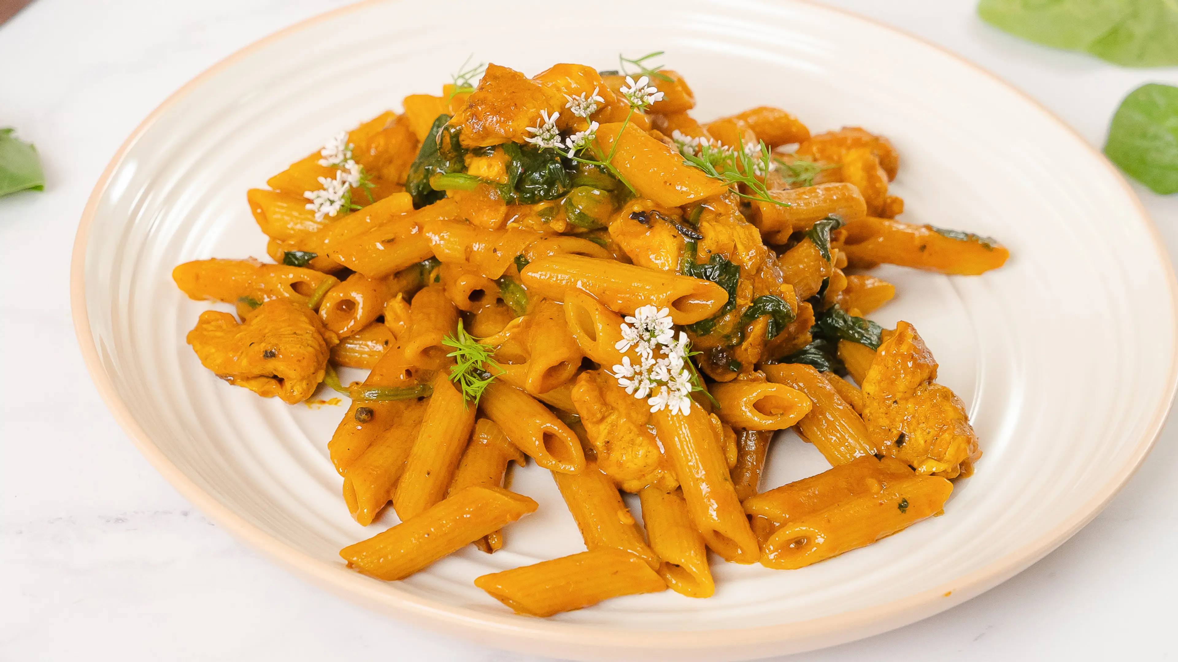 Maple Curry Chicken Penne