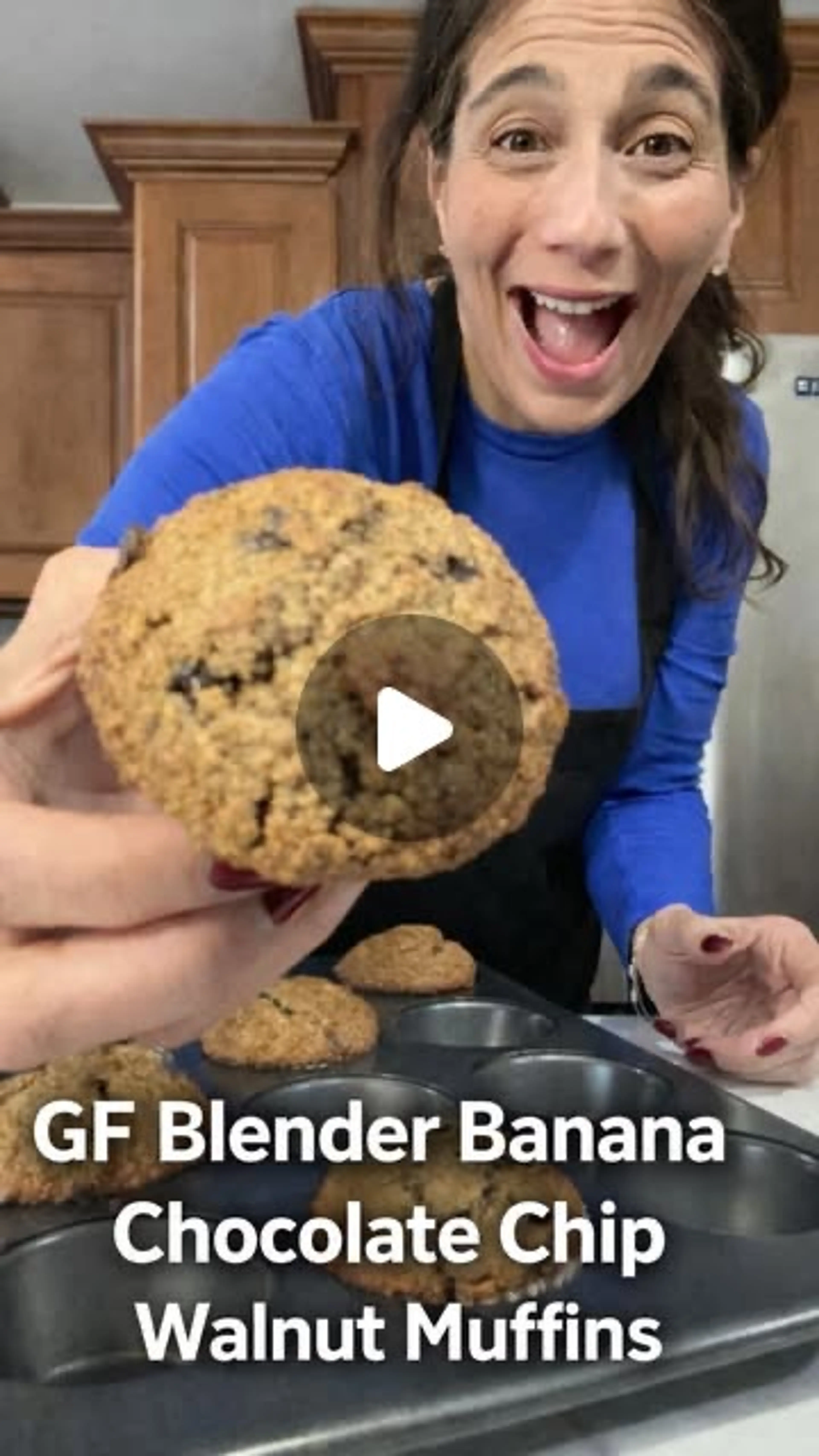 Guilt Free Banana Walnut Muffins