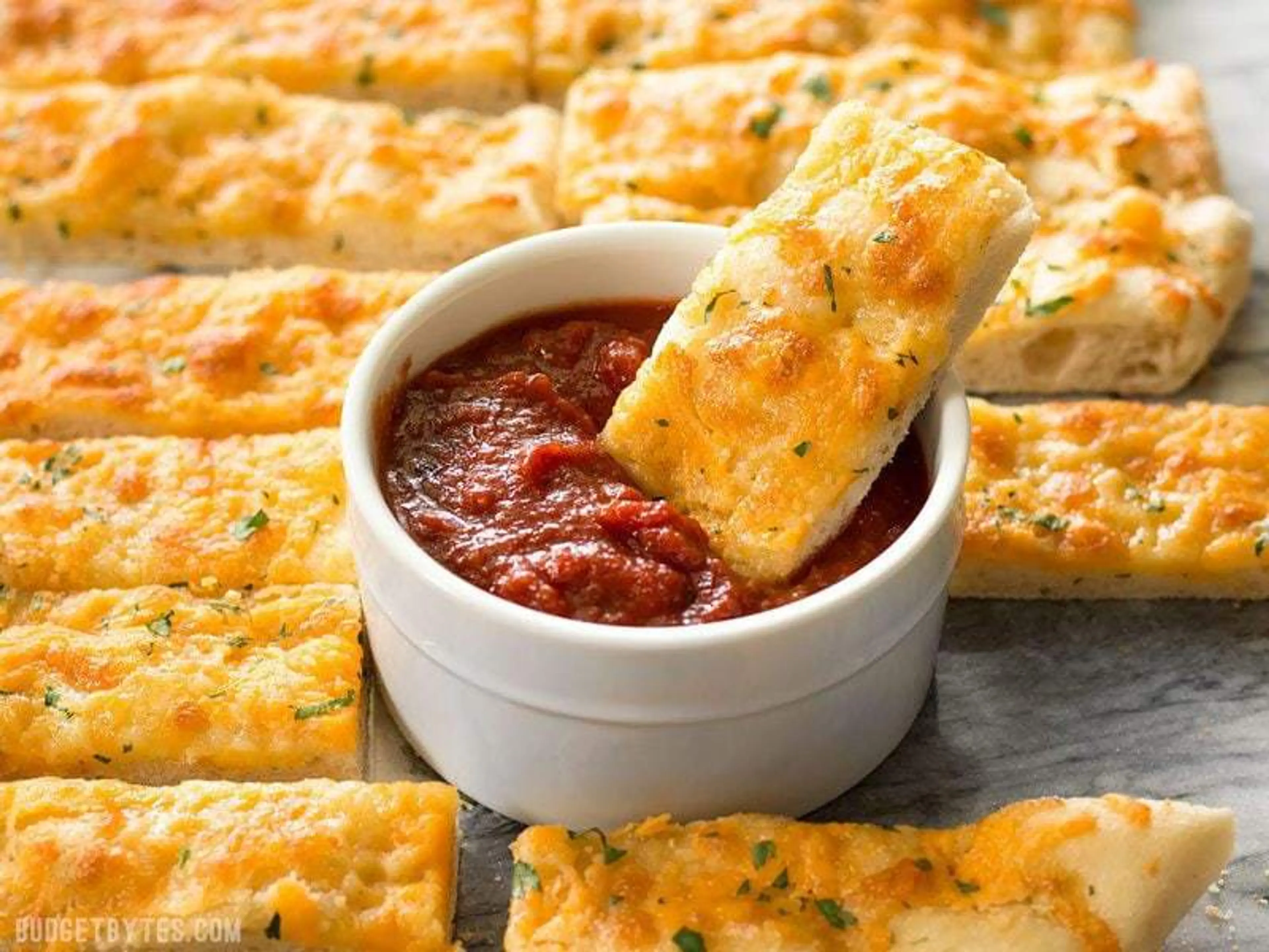 Homemade Cheesy Garlic Bread