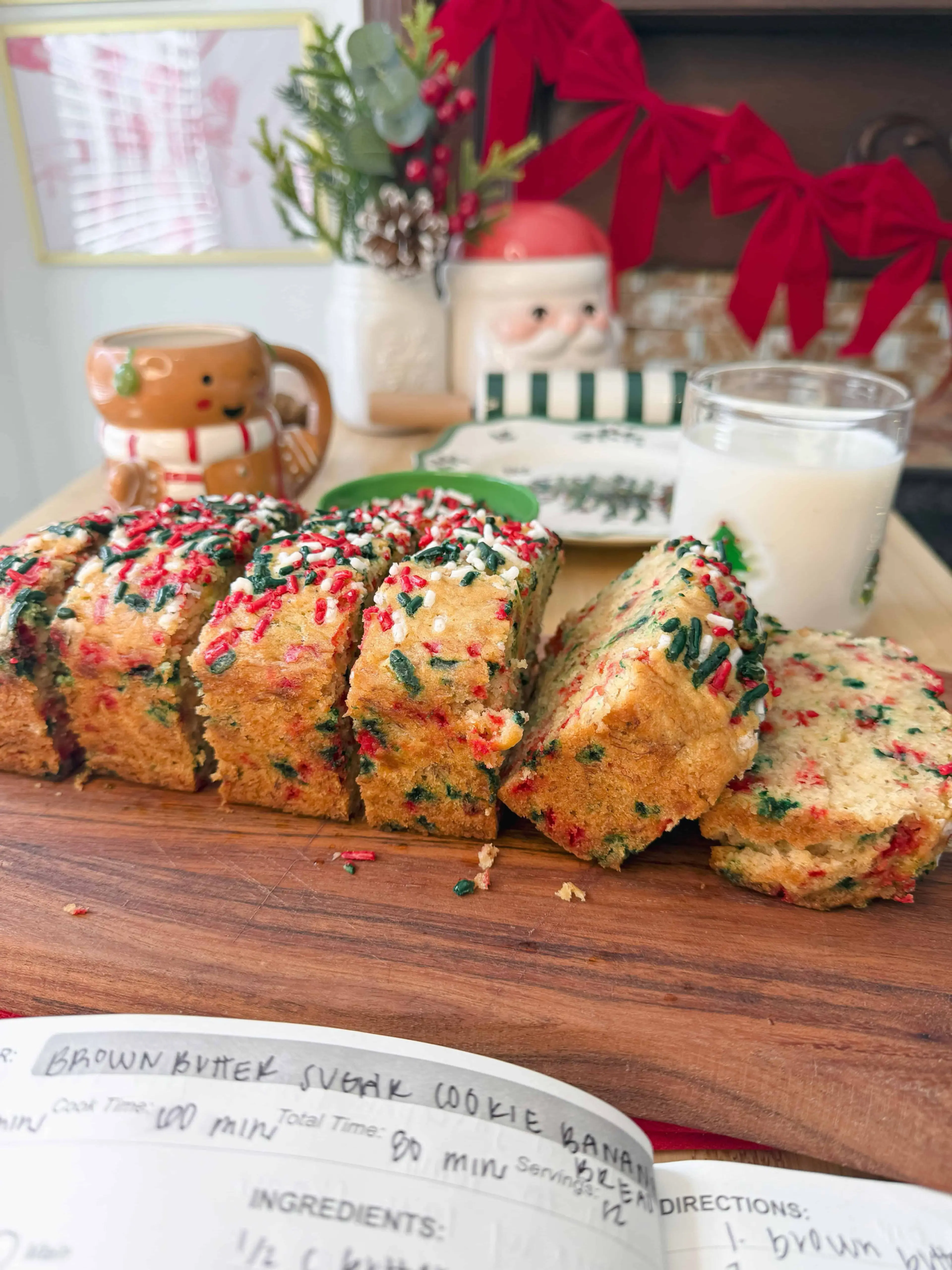 Brown Butter Sugar Cookie Banana Bread