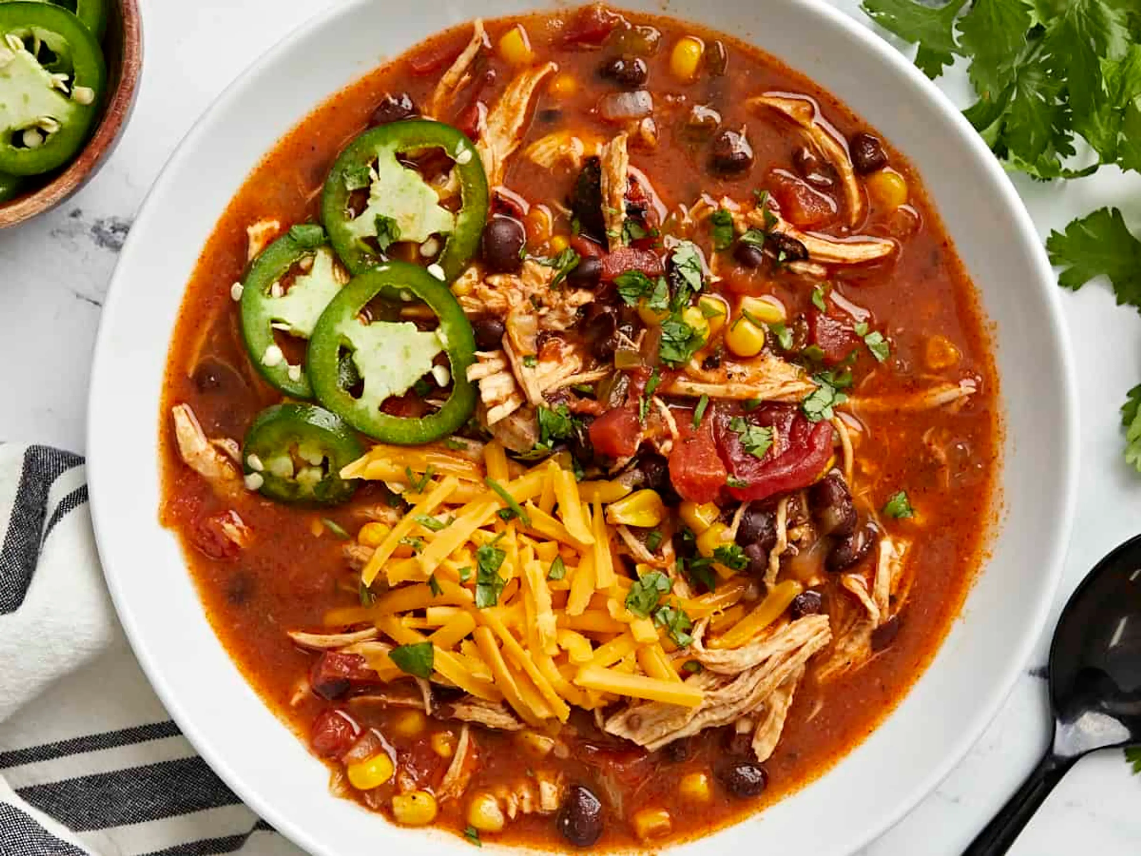 Chicken Enchilada Soup