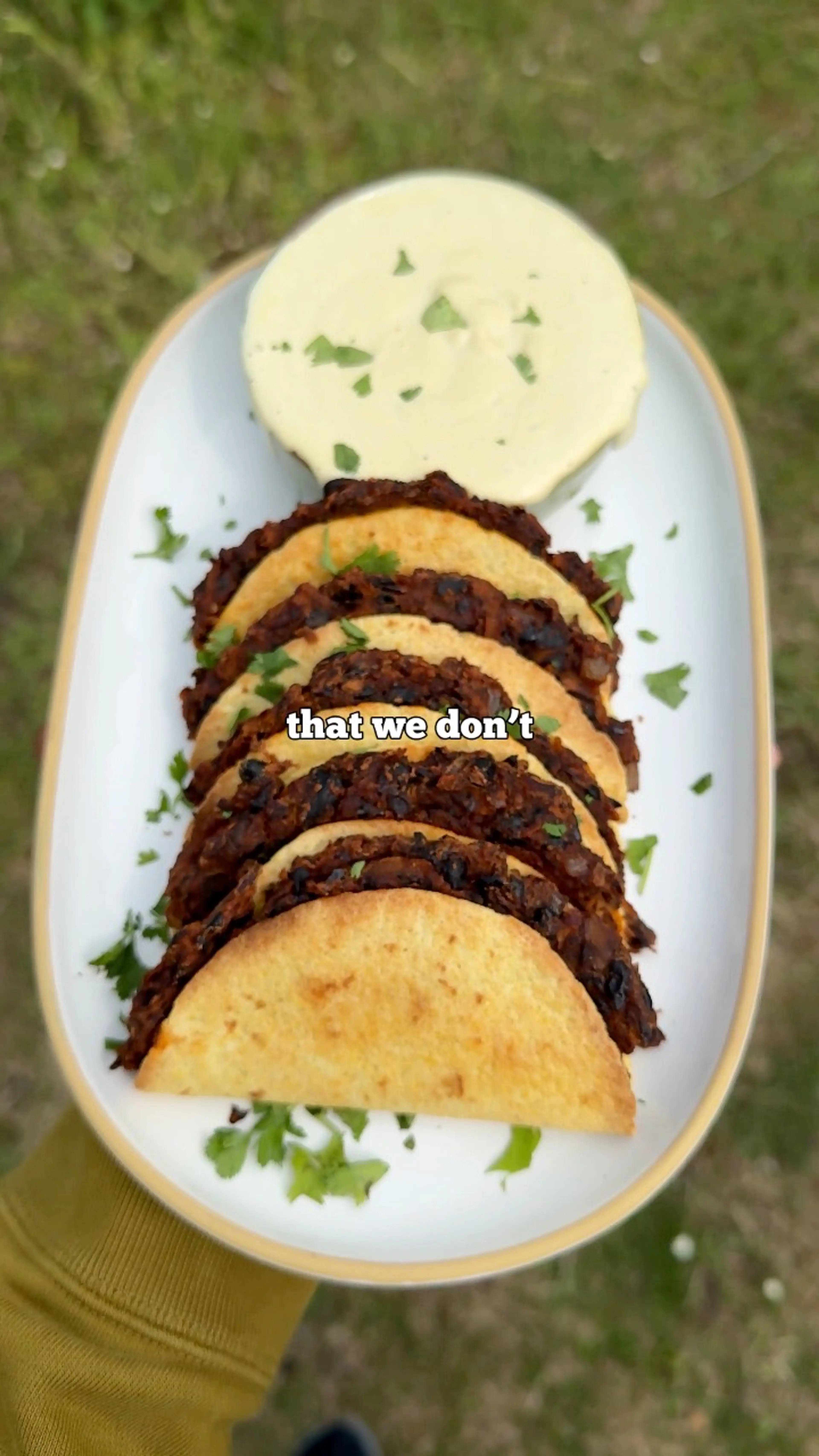 Smashed Black Bean Tacos