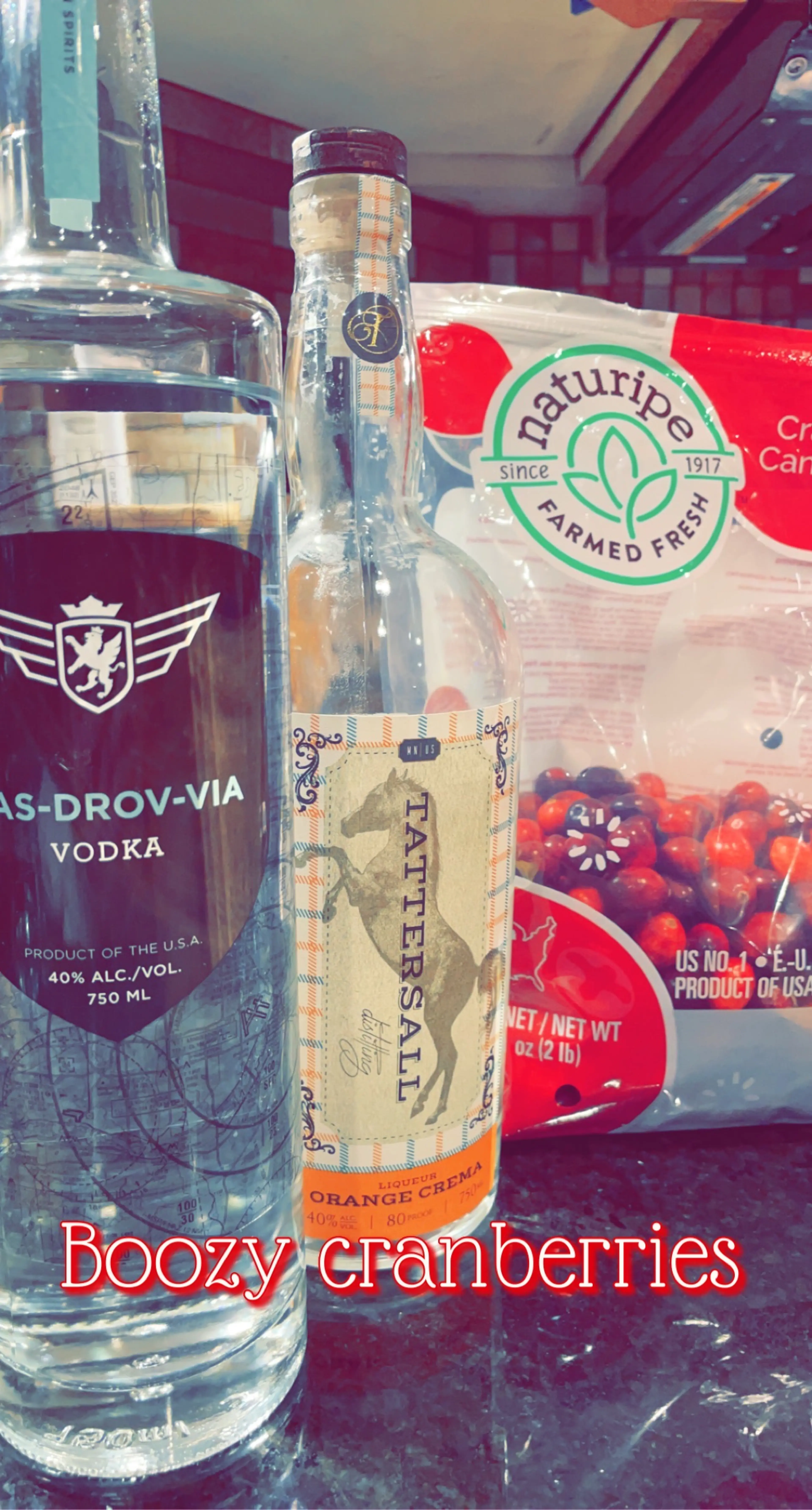 Nas-Drov-Via Vodka Cranberry Sauce (aka Stu’s Boozy)