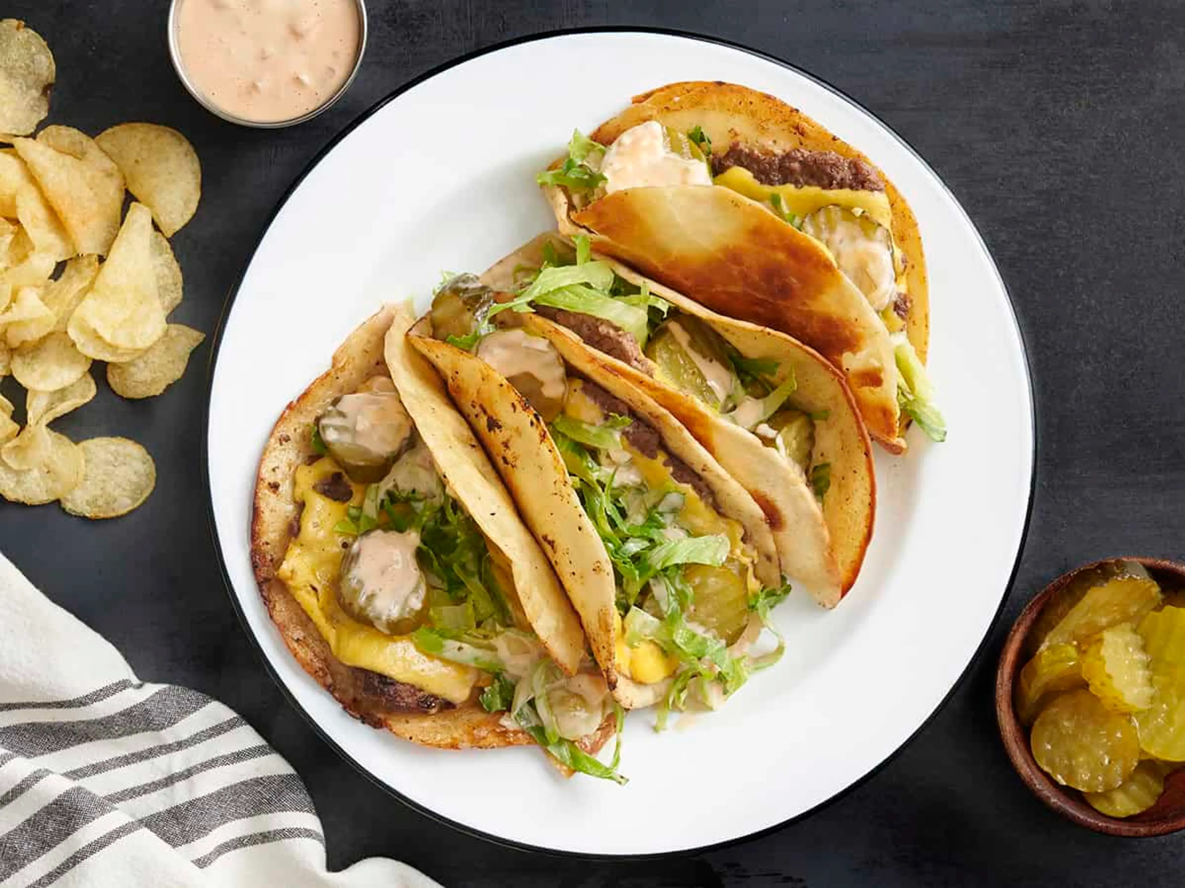 Smash Burger Tacos