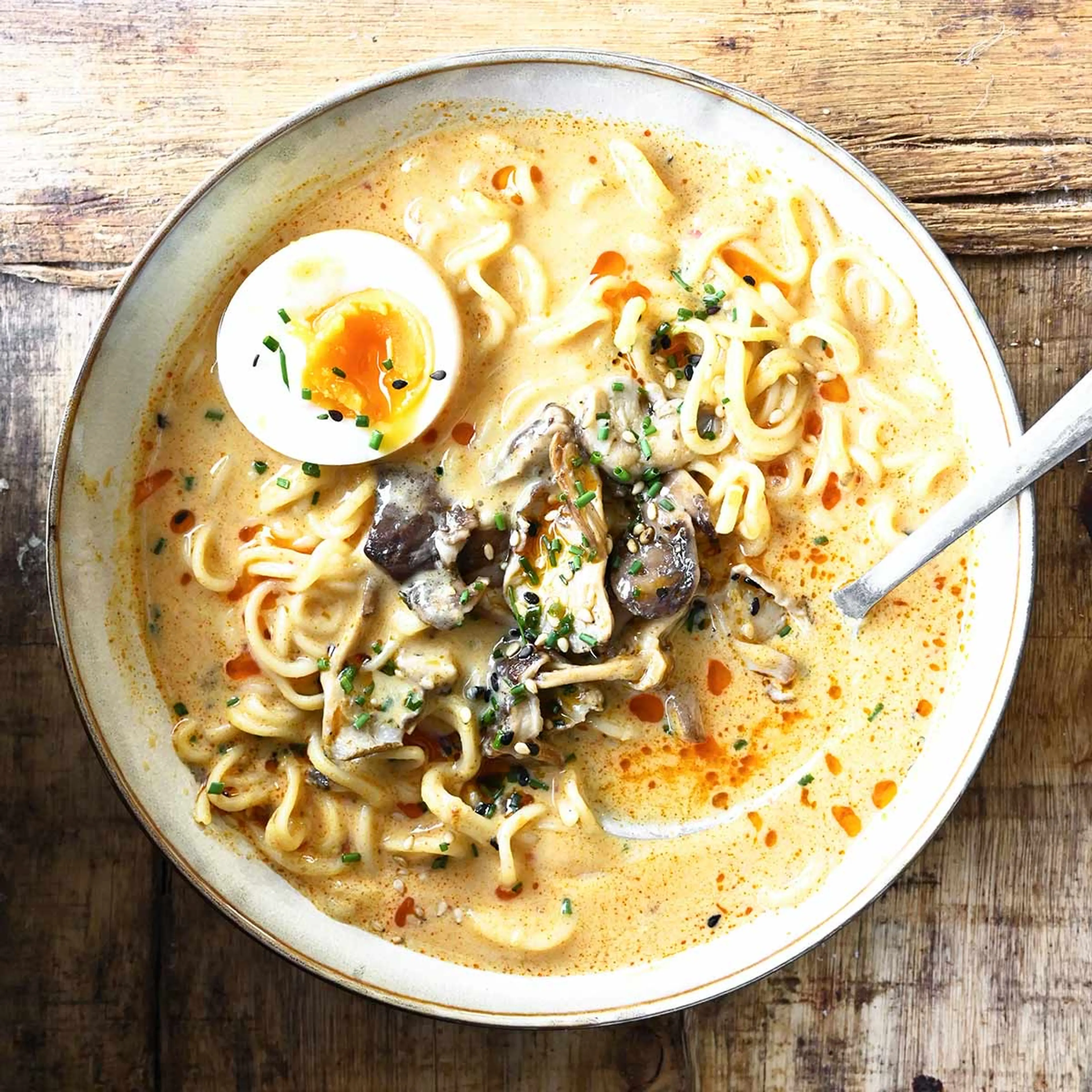 Spicy Coconut Curry Ramen