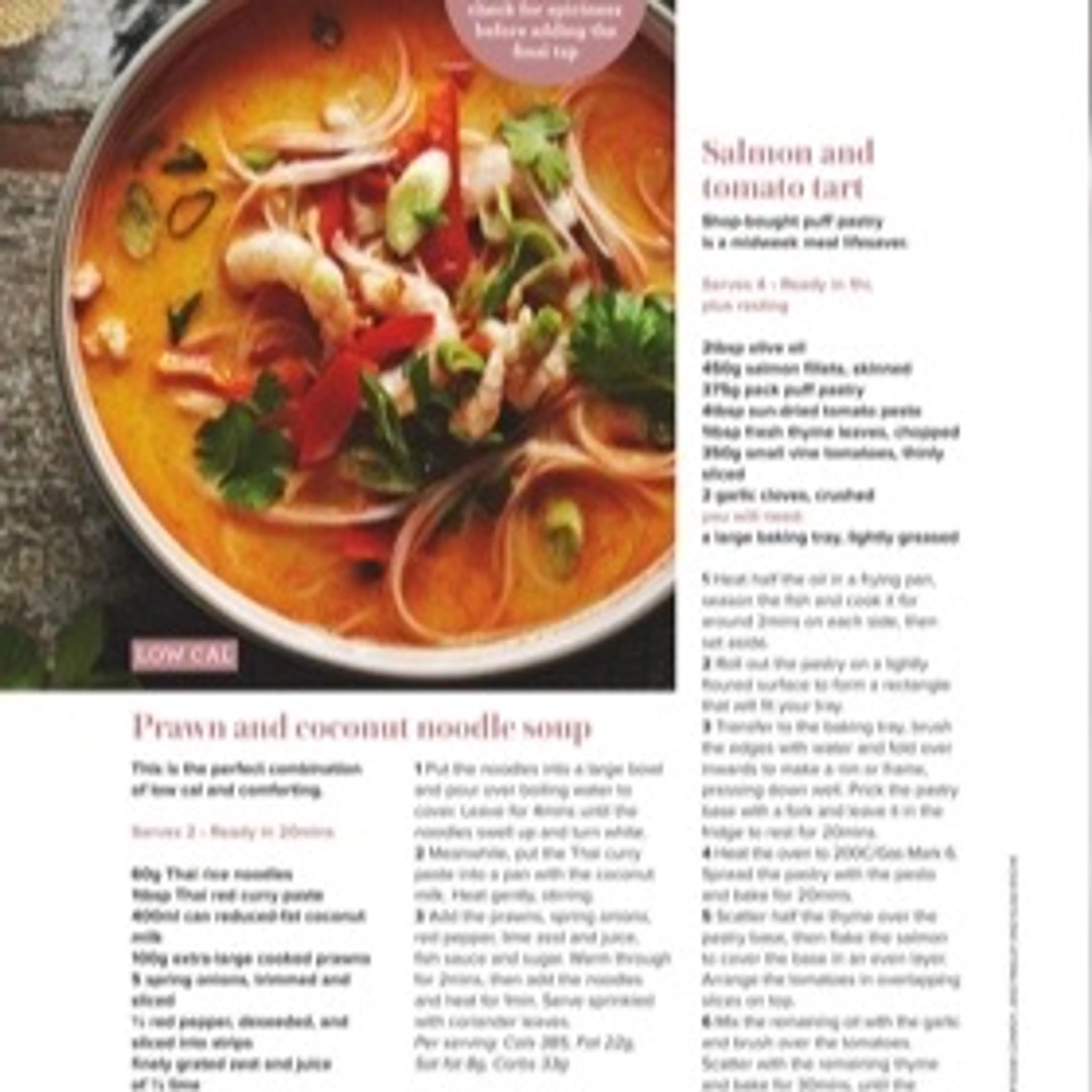 Prawn and coconut noodle soup