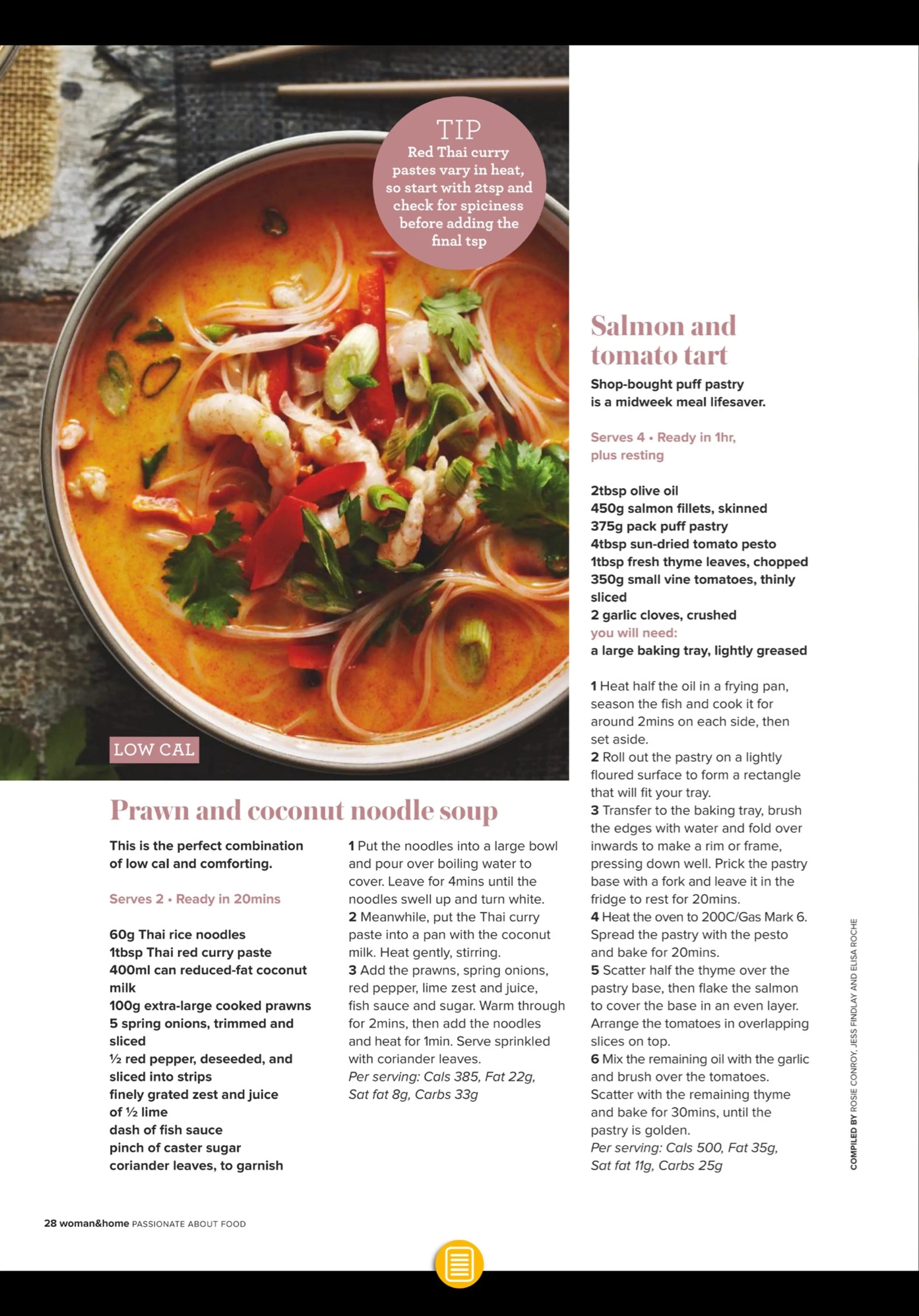 Prawn and coconut noodle soup