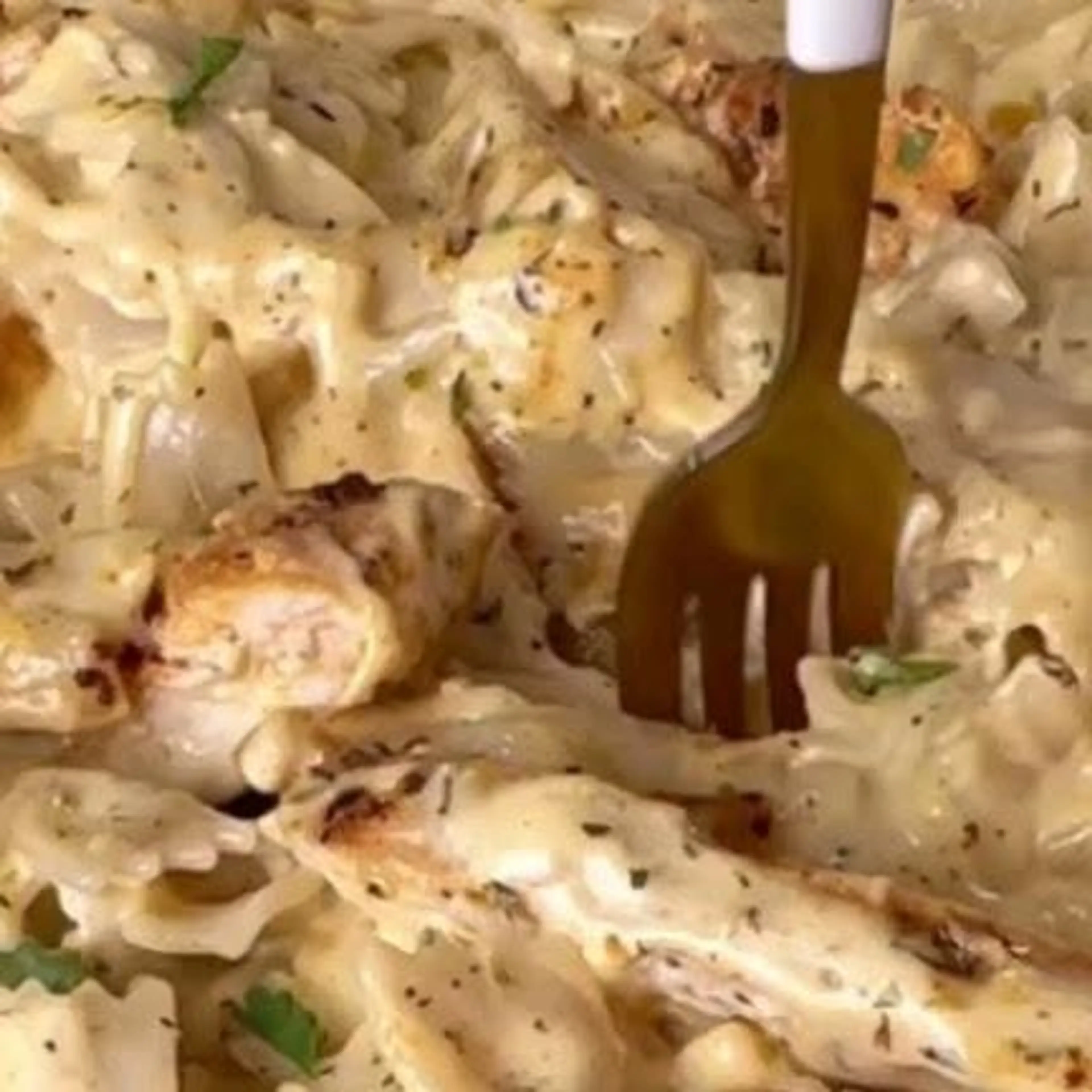 Creamy Chicken Parmesan Pasta