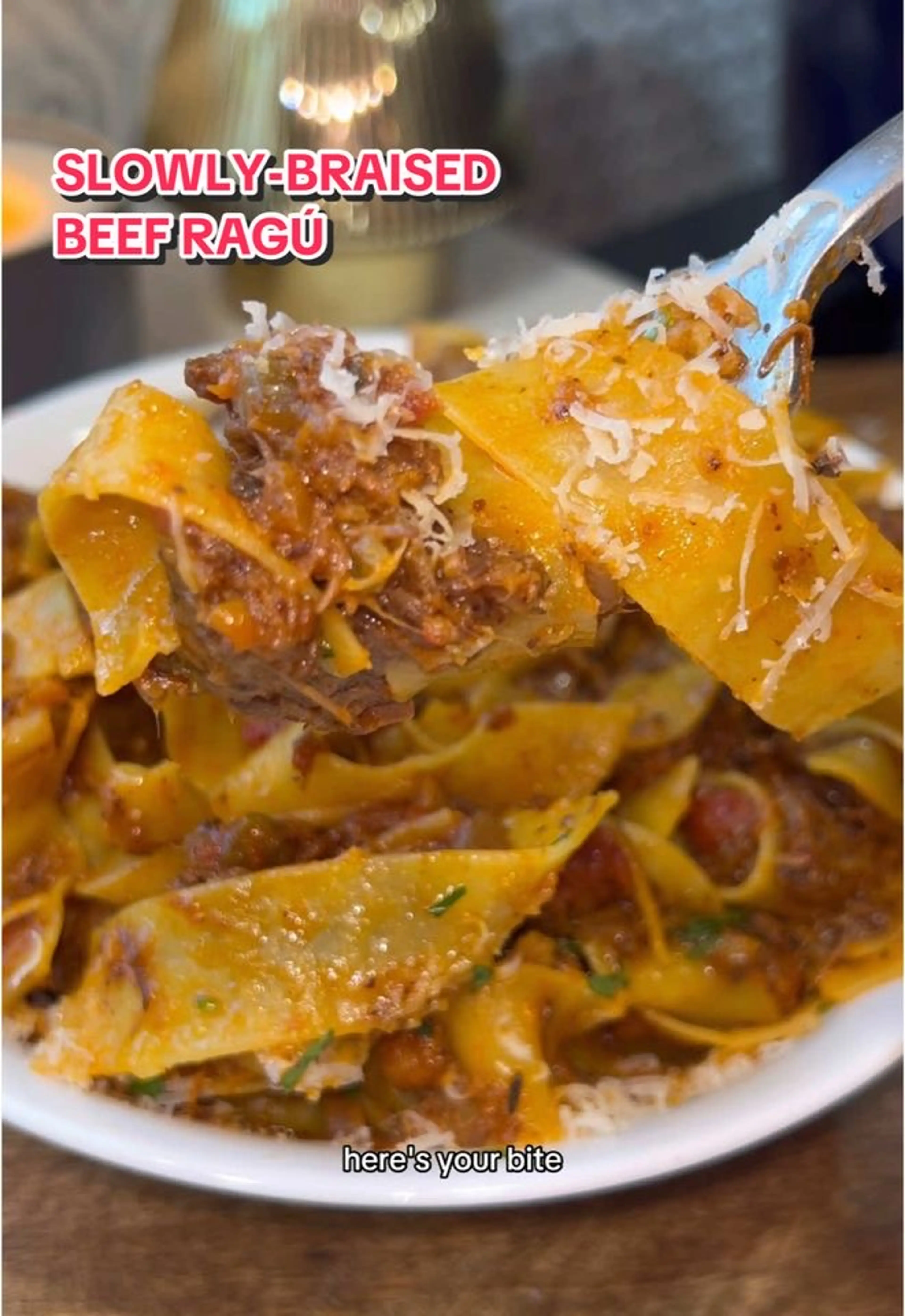 Slowy Brasied Beef Ragú Recipe