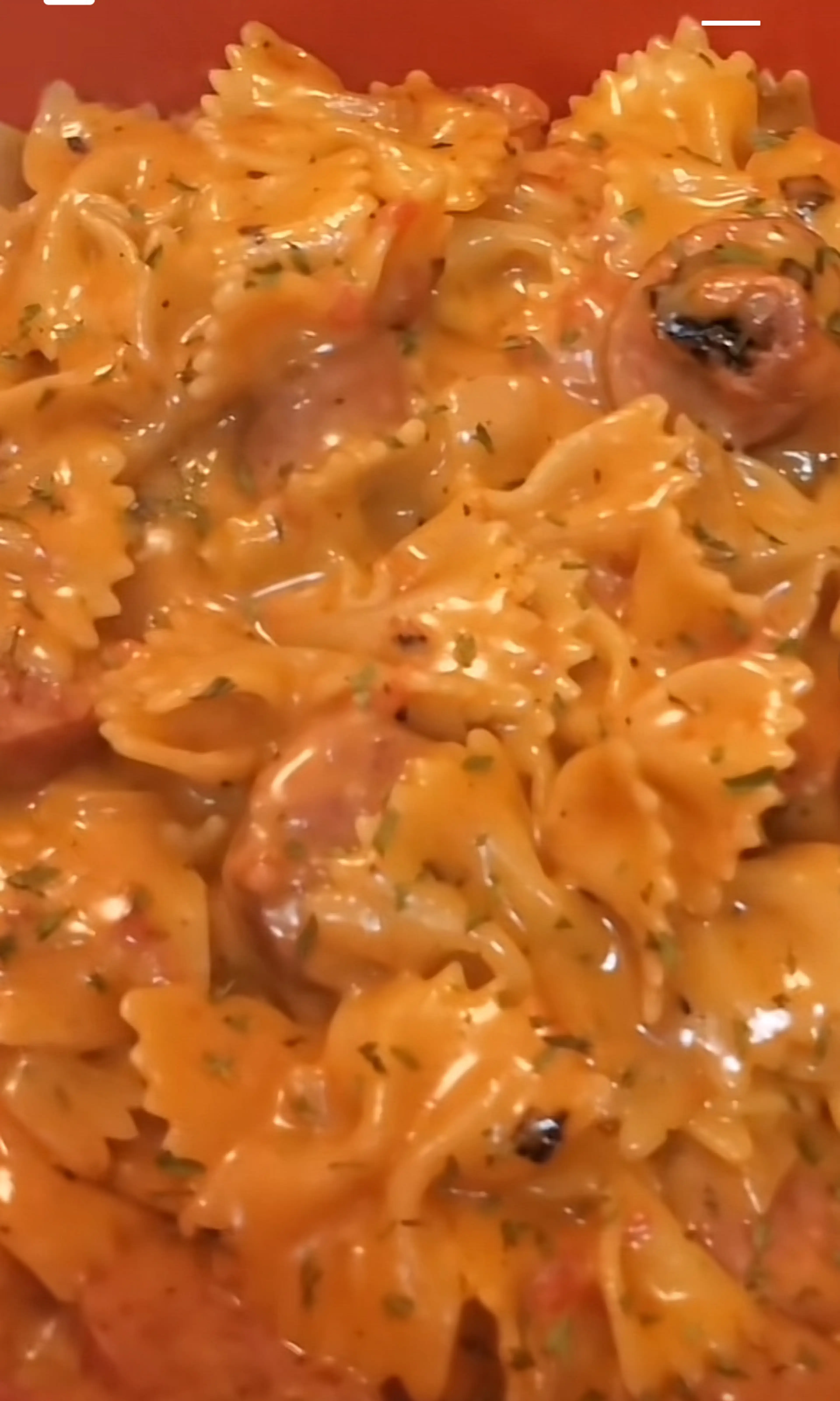 Pâtes au Saucisses Fumées