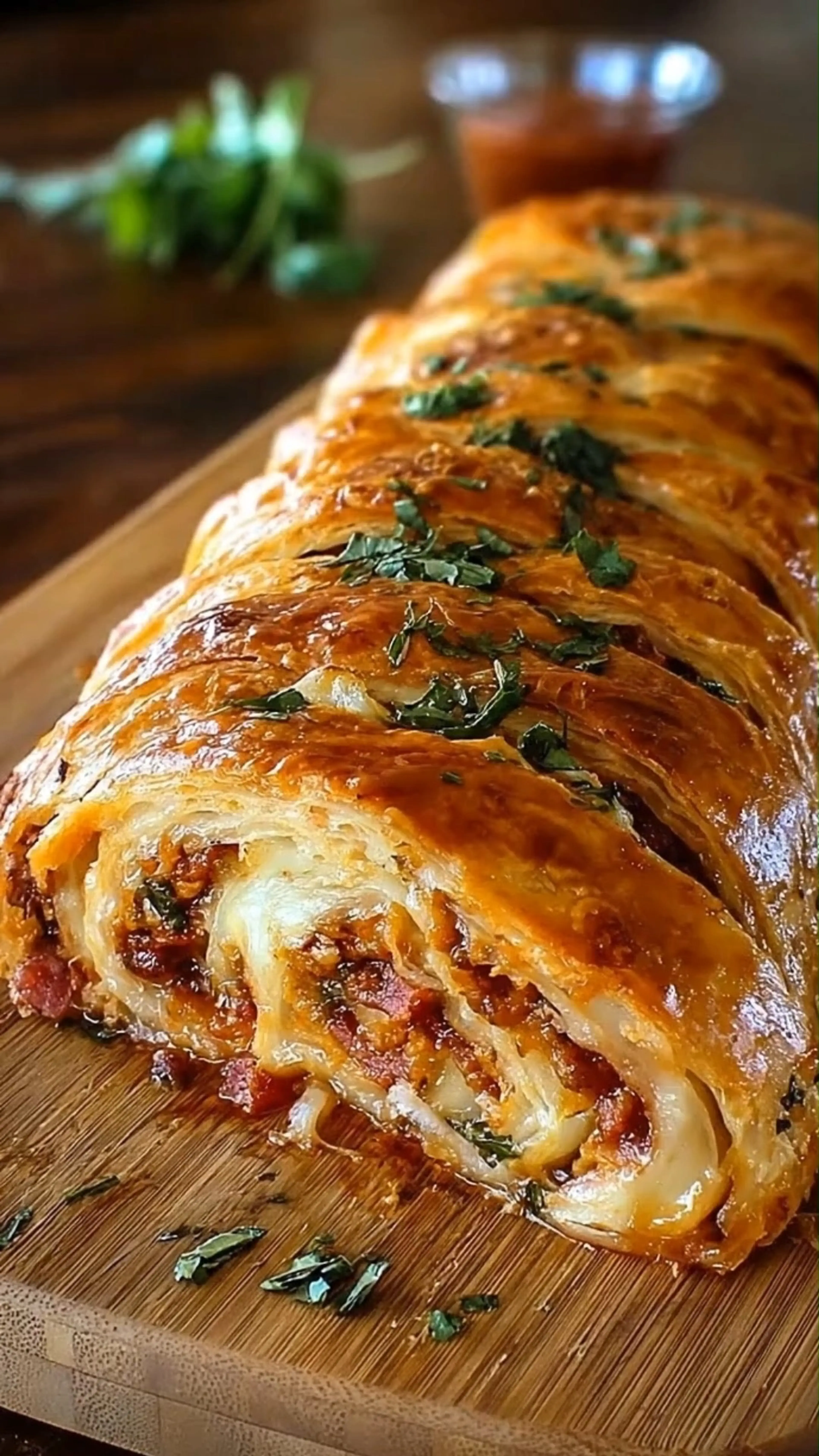 Stromboli with Puff Pastry