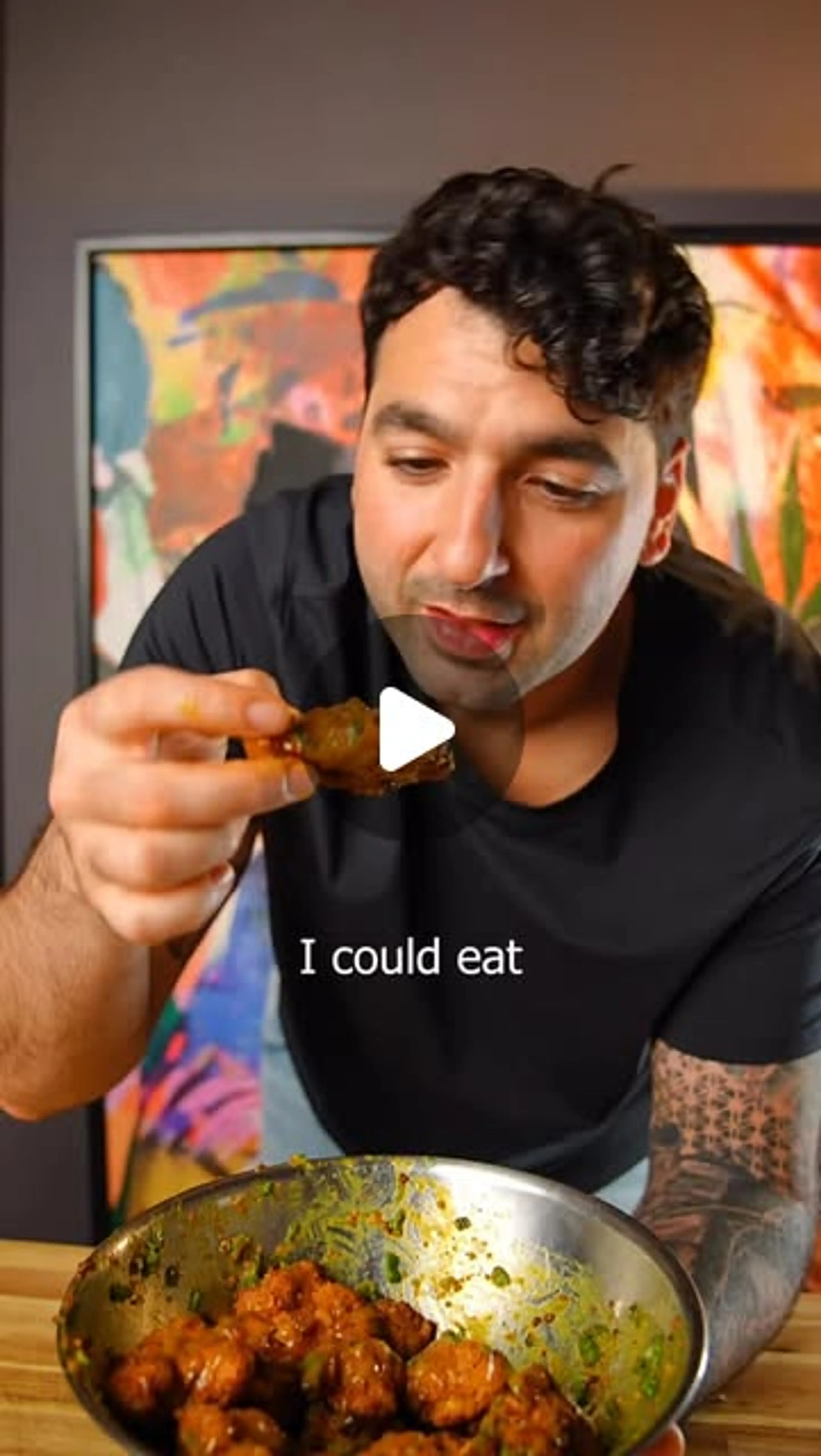 Honey Popcorn Chicken Crispy and Low Calorie