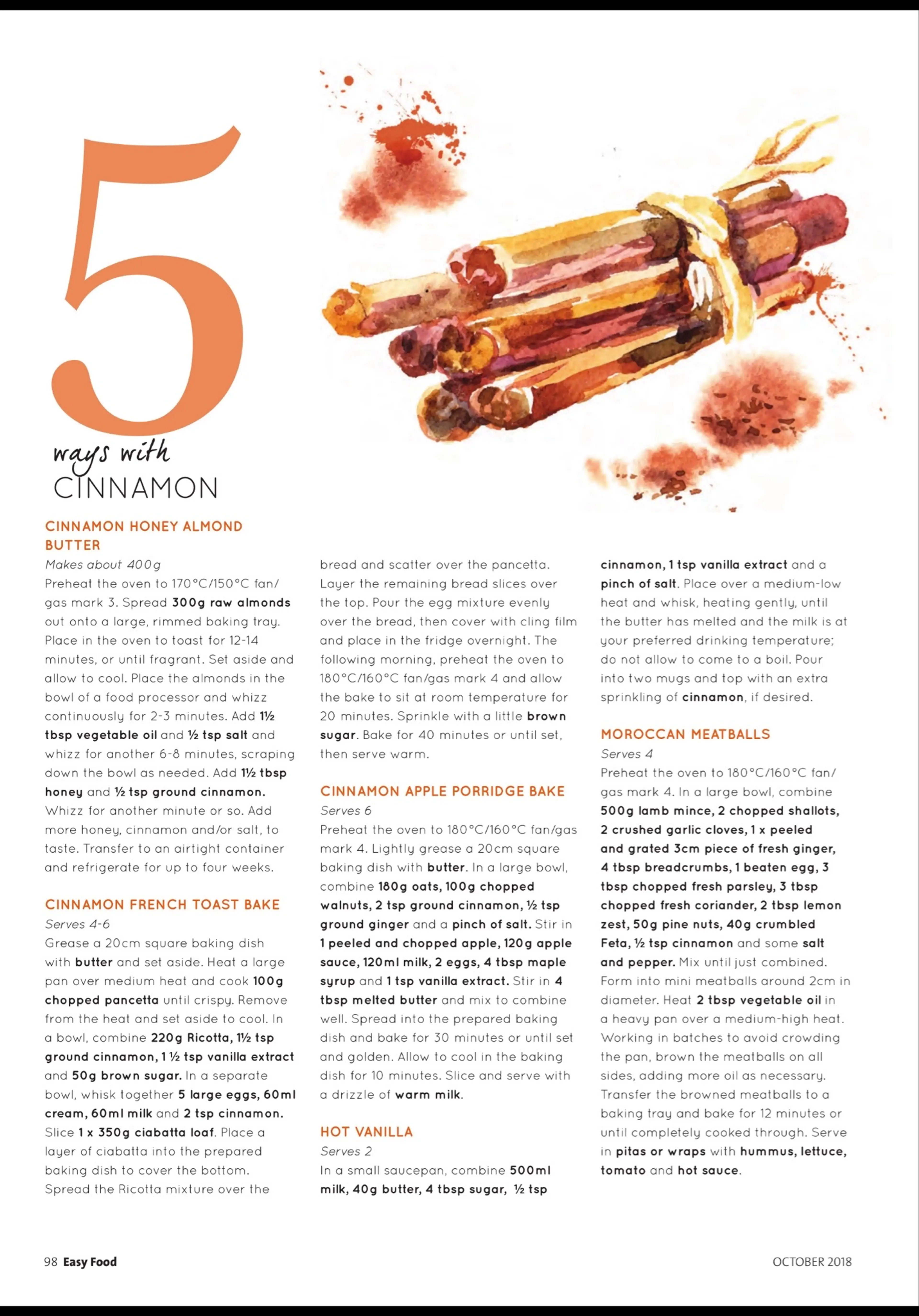 5 Ways With Cinnamon
