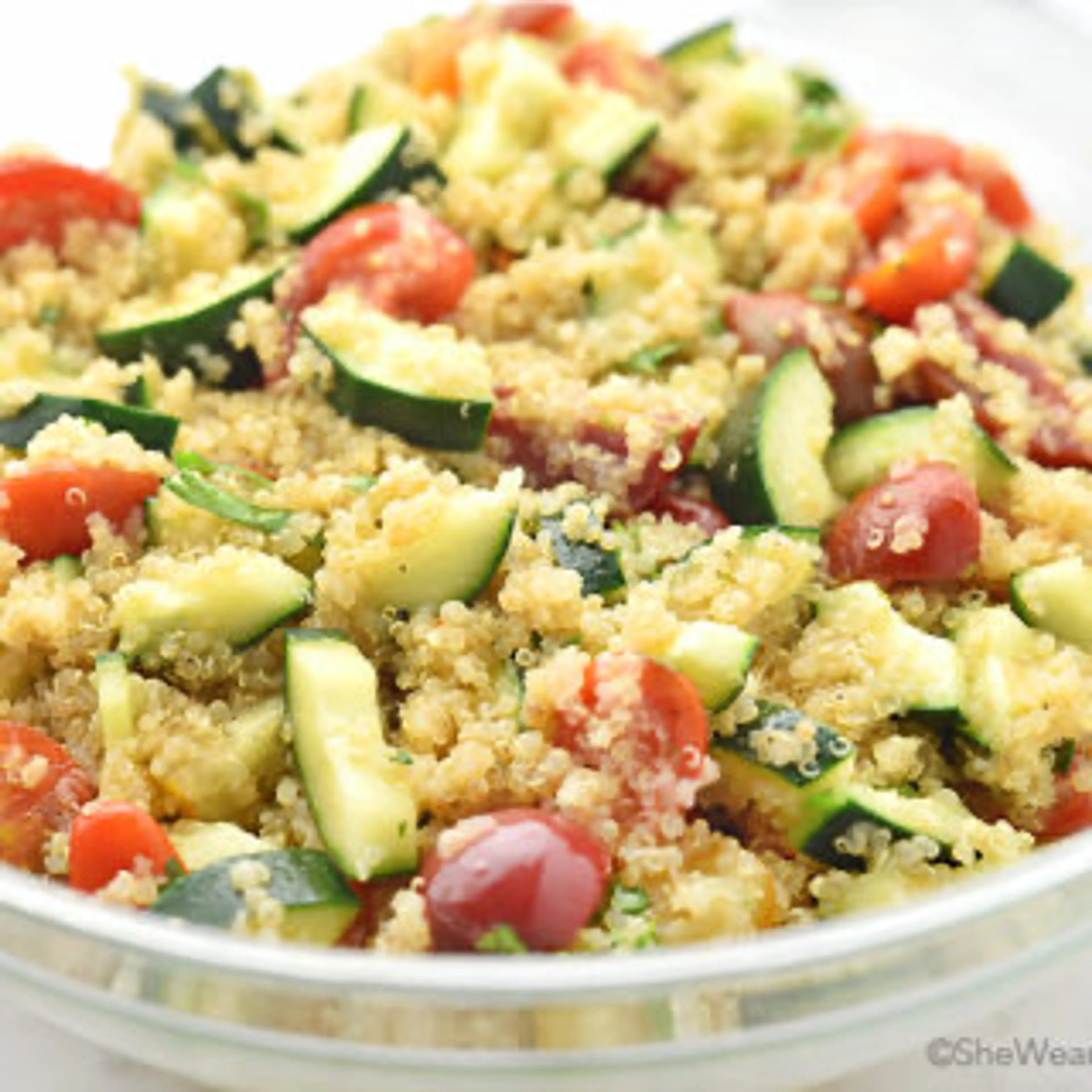 Cucumber and Tomato Quinoa Salad