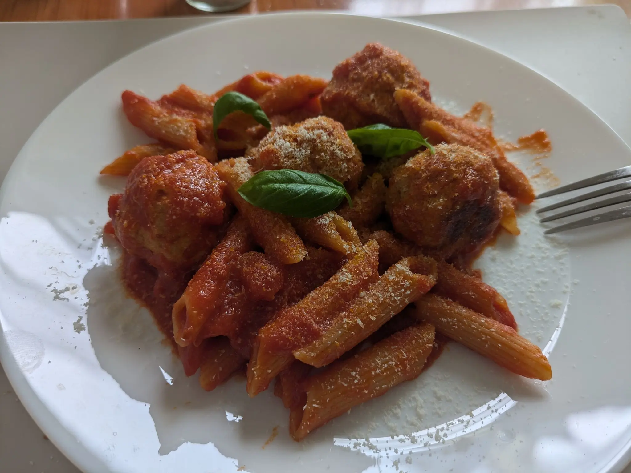 One-pot Penne and Turkey meatballs