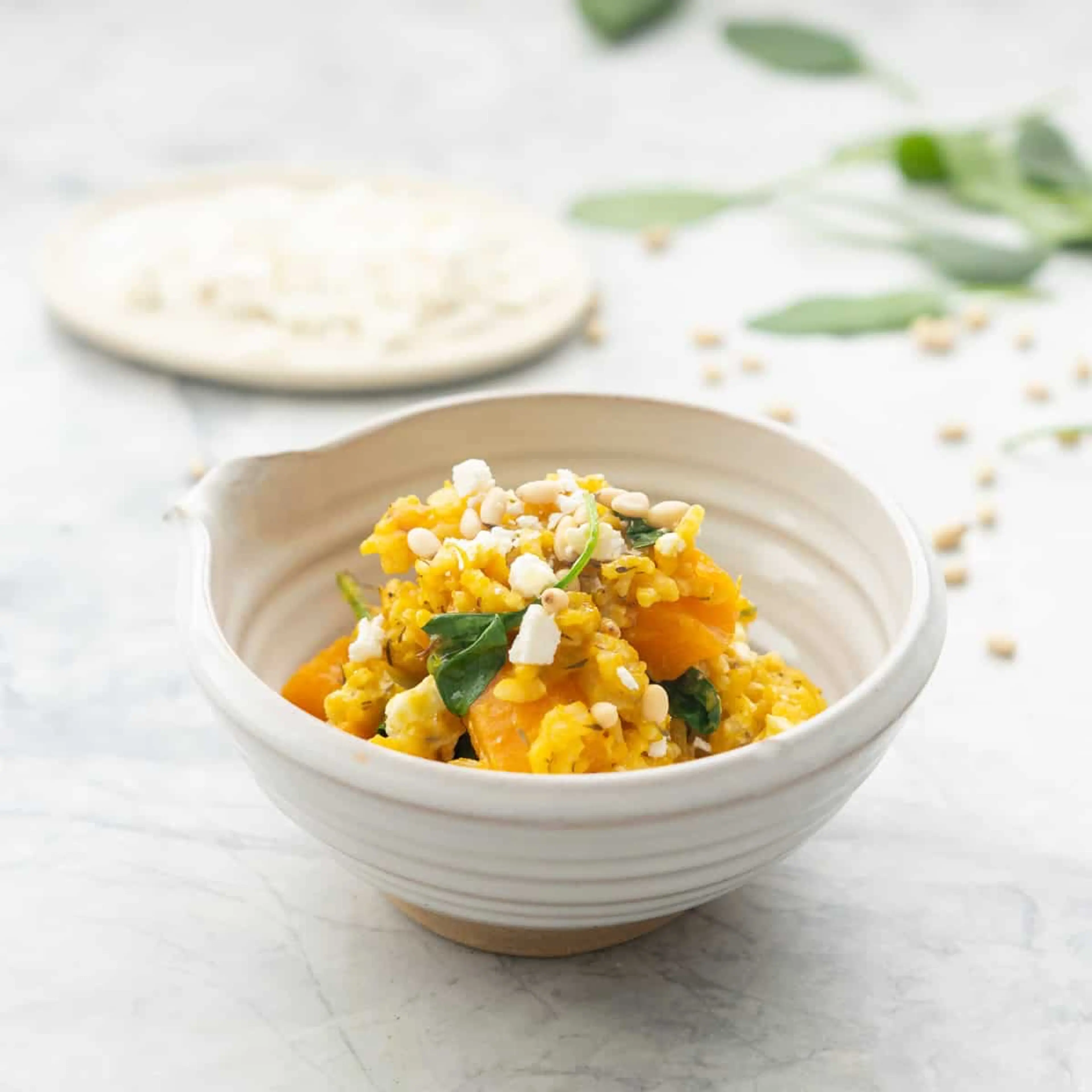 Slow Cooker Risotto- Pumpkin & Feta