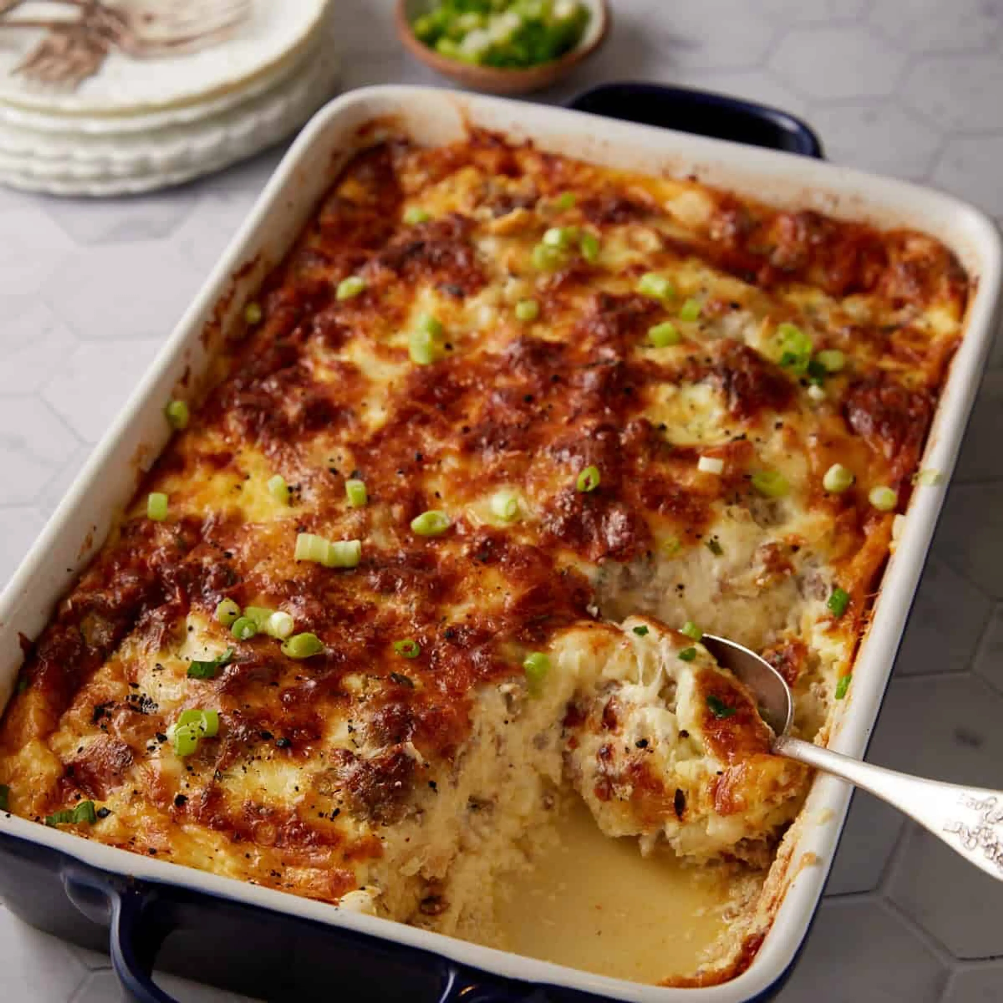 Overnight Egg Sausage Casserole