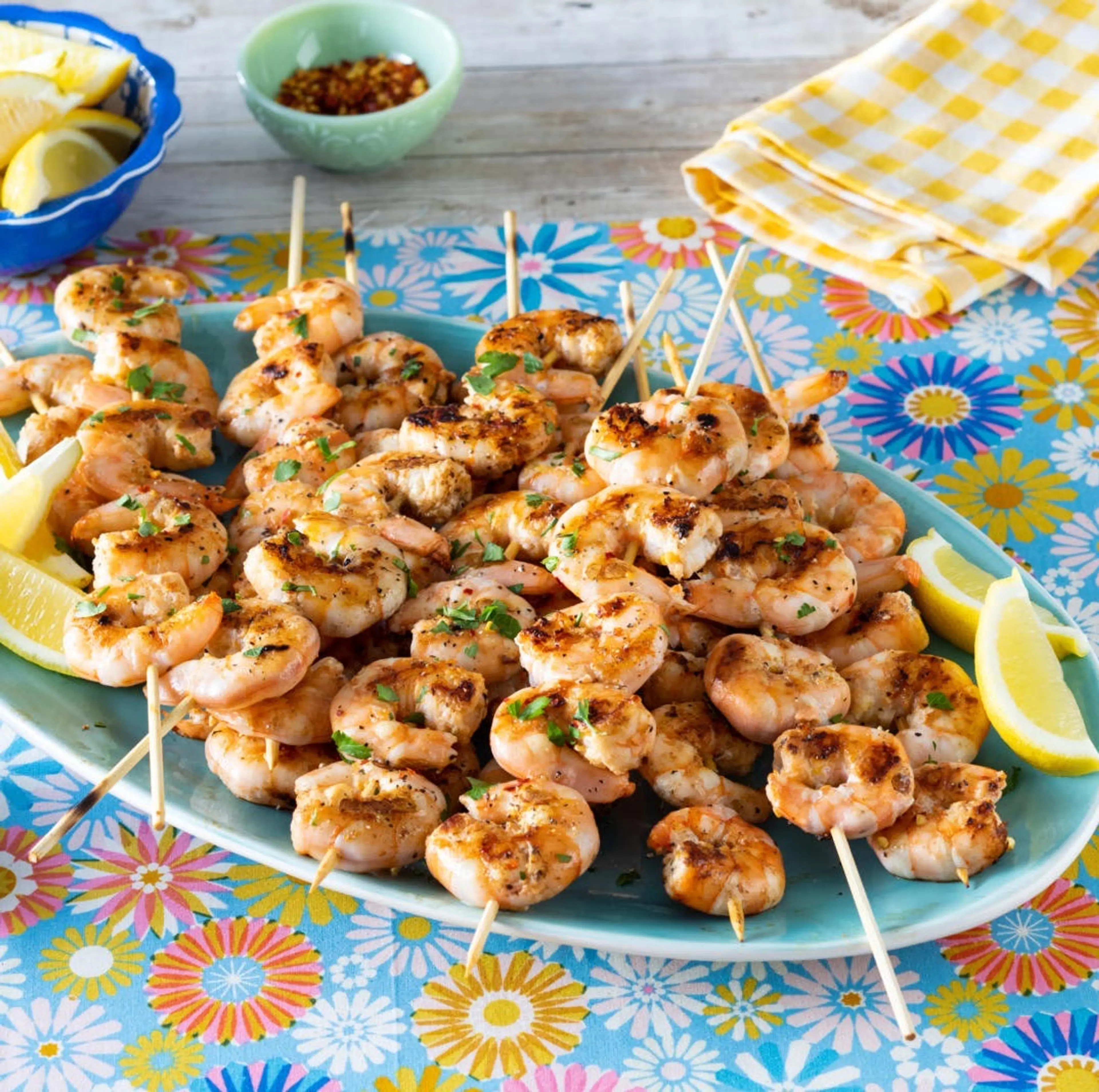 Grilled Shrimp Skewers