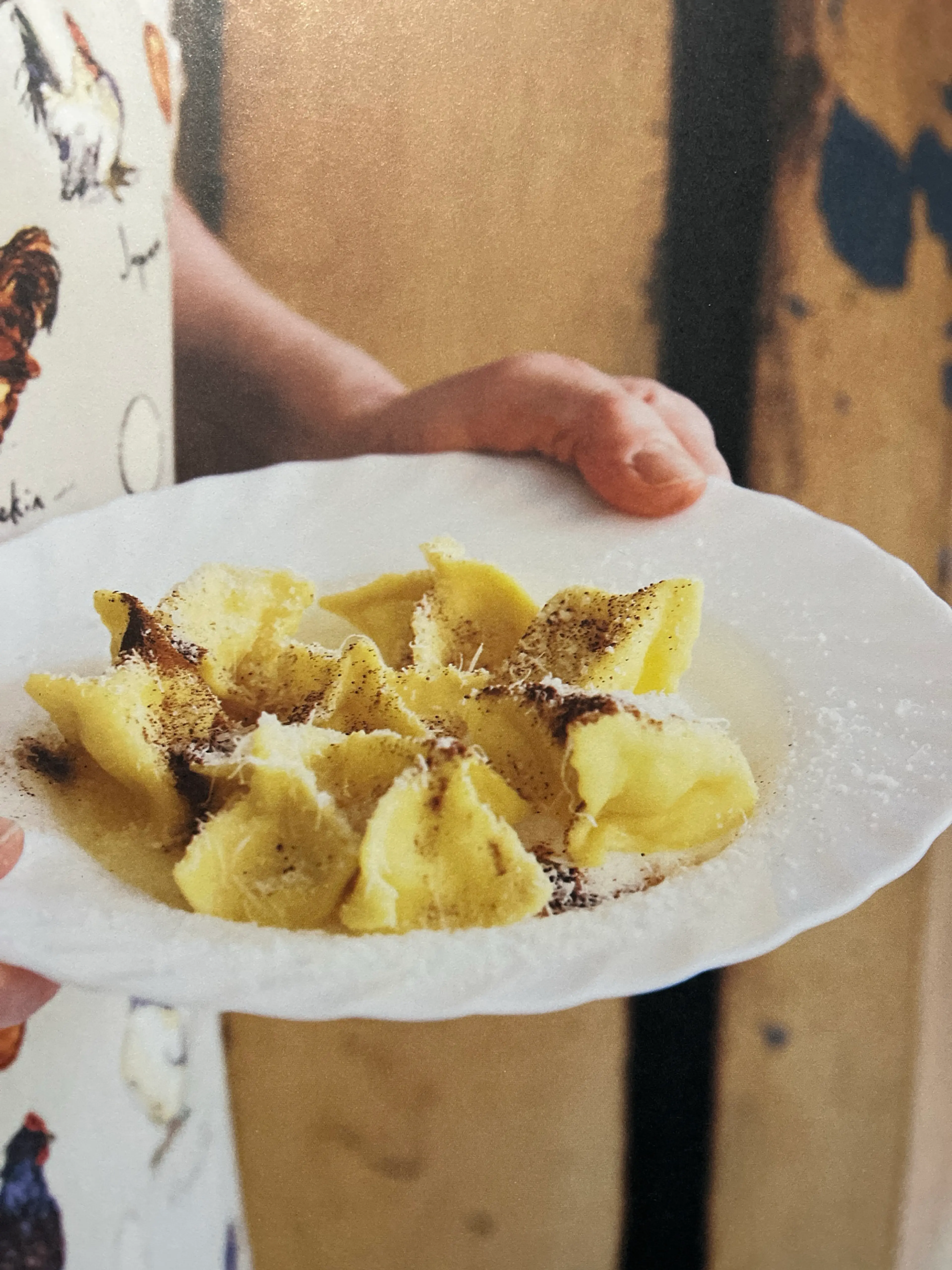 MONICA'S PASTA BASKETS WITH RICOTTA AND LEMON