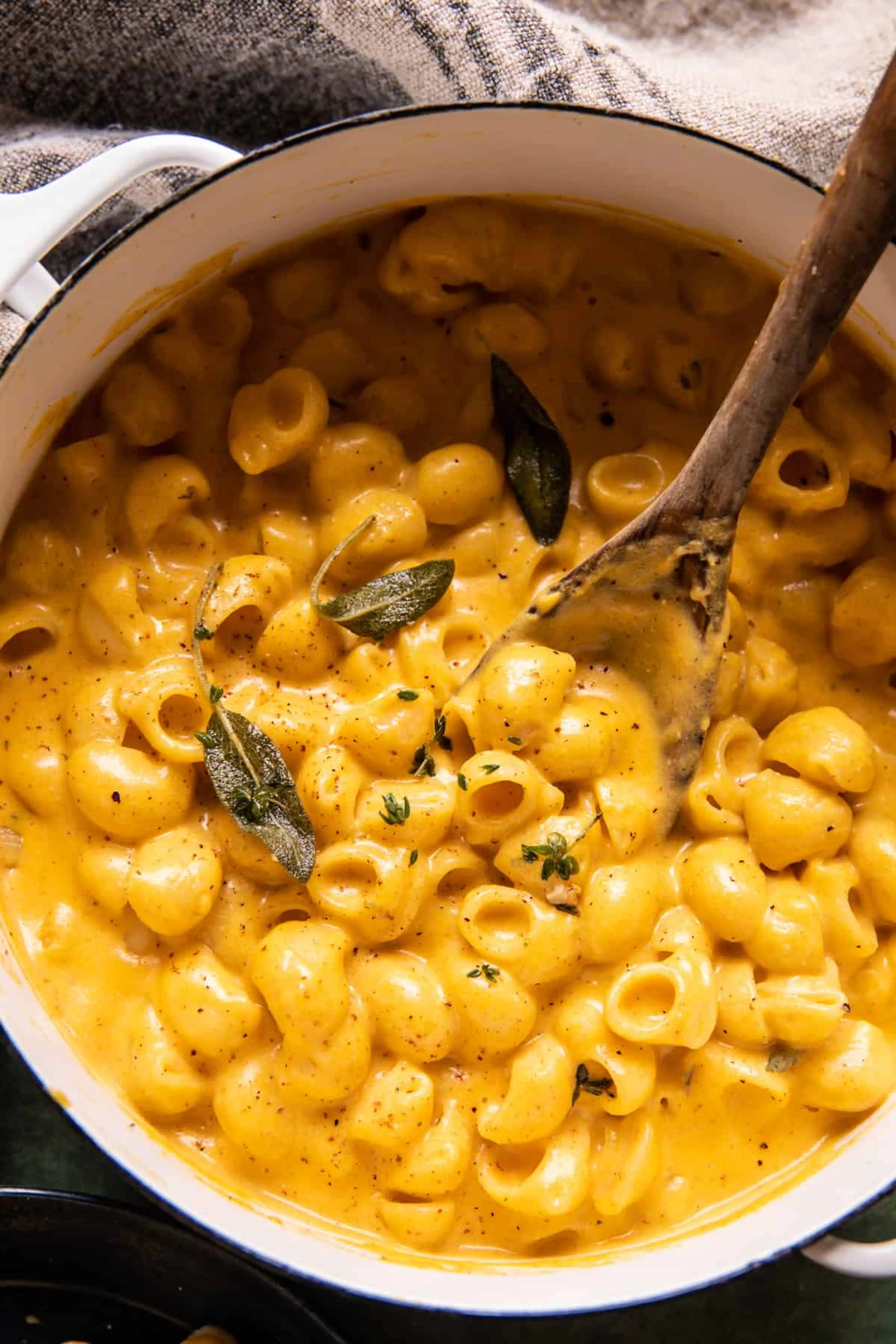 One Pot Stove-Top Pumpkin Mac and Cheese