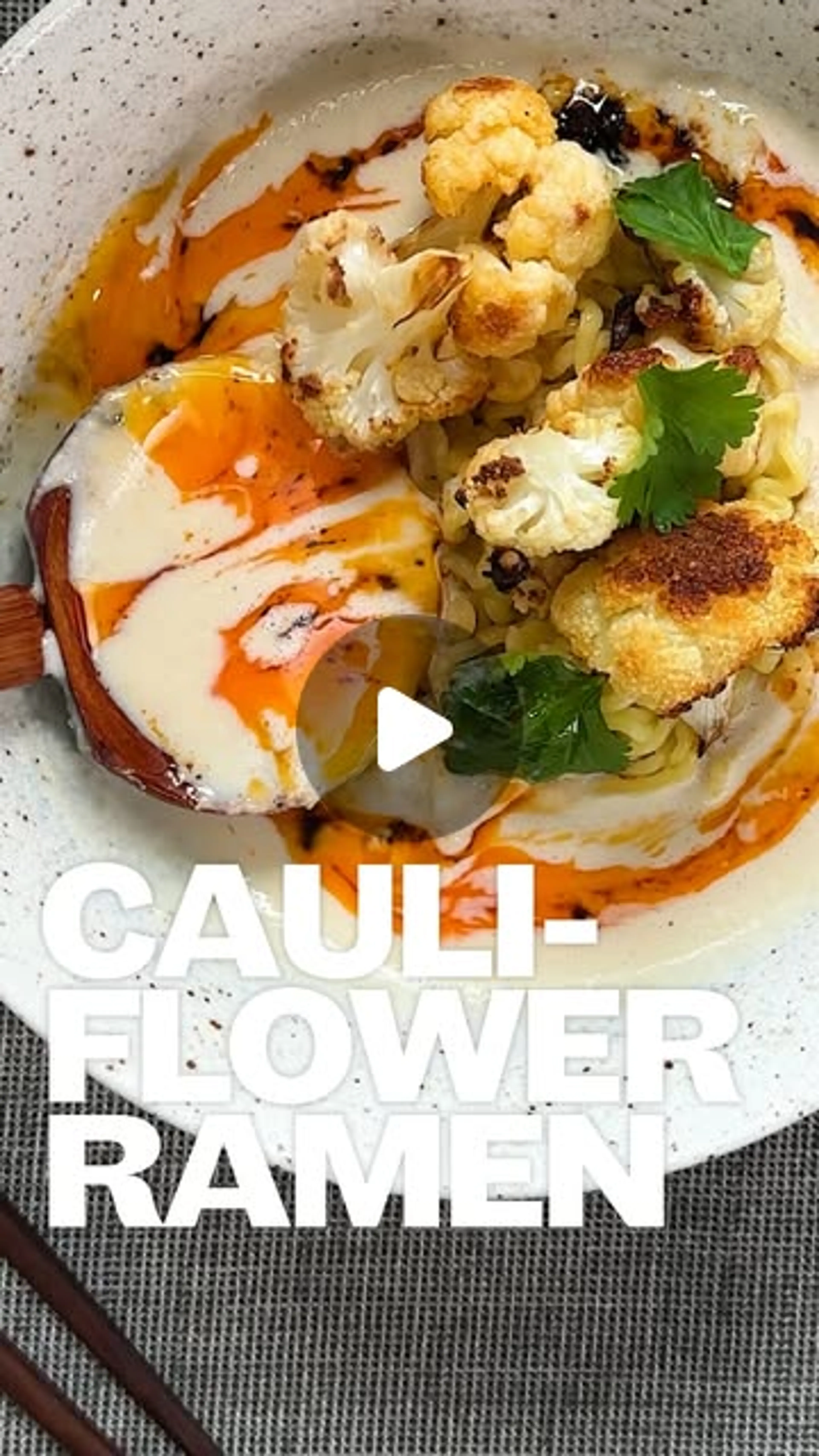 Creamy Cauliflower Ramen