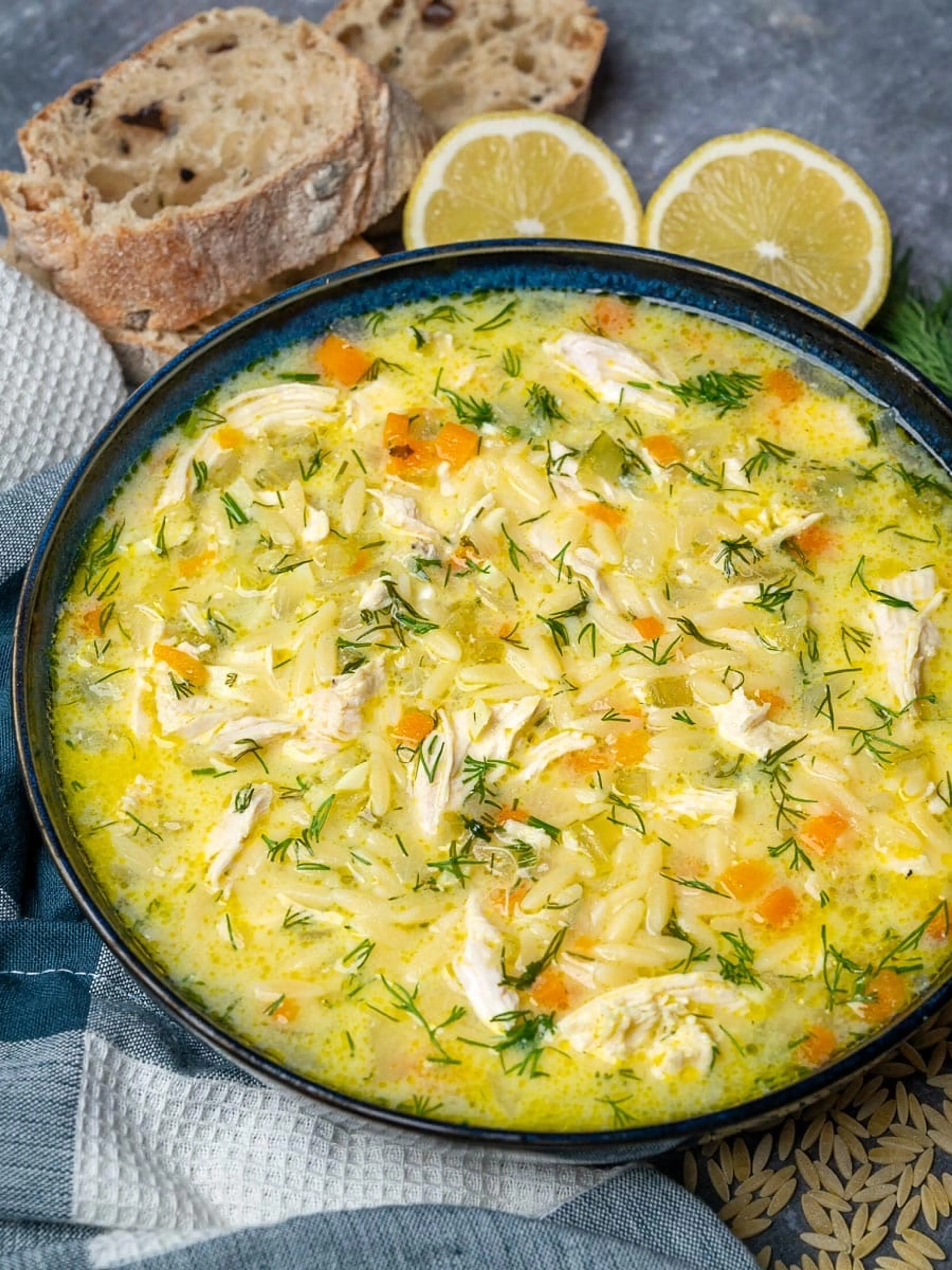 GREEK LEMON CHICKEN SOUP