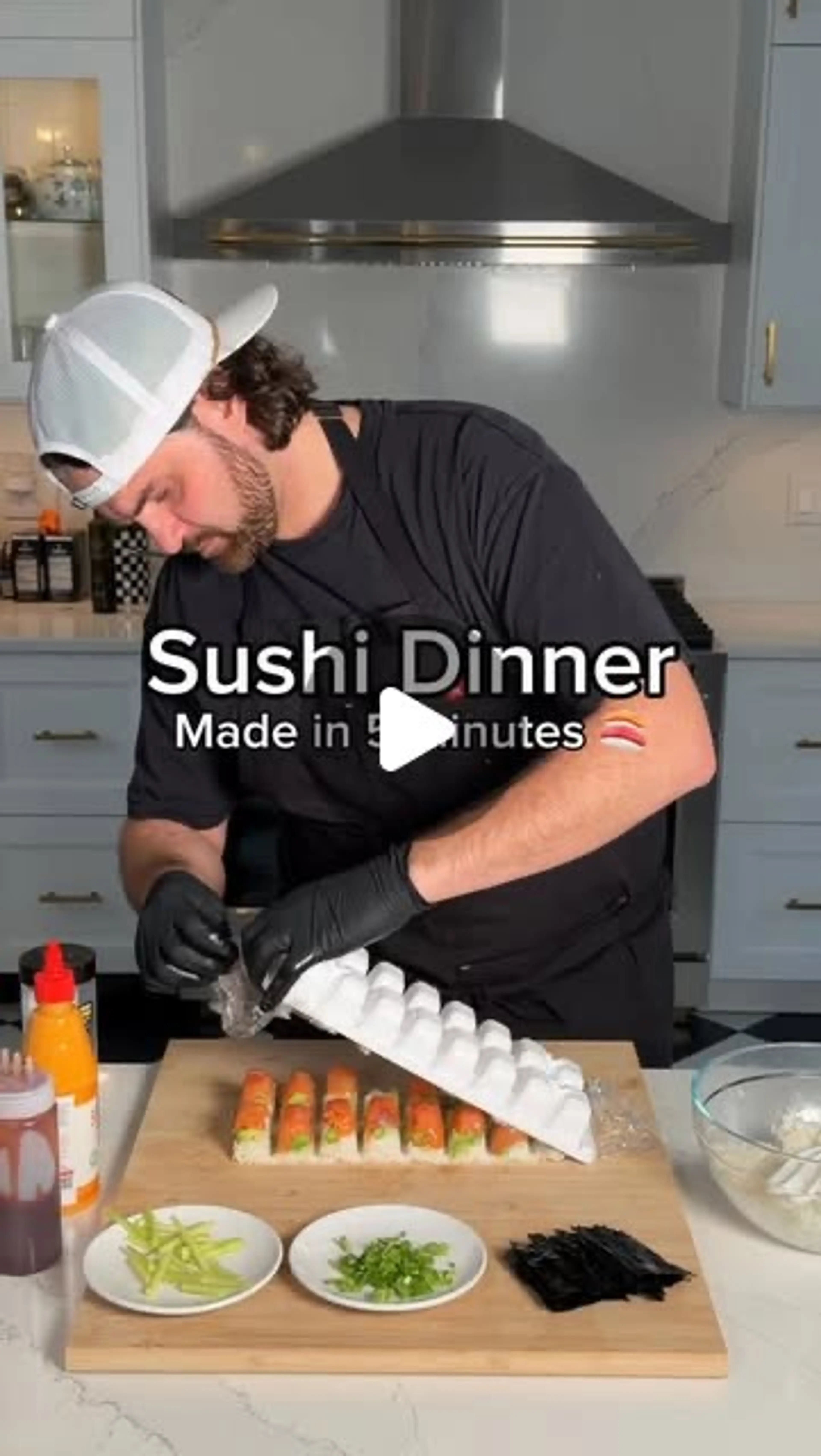 Stop Rolling Sushi… Just Use an Ice Cube Tray