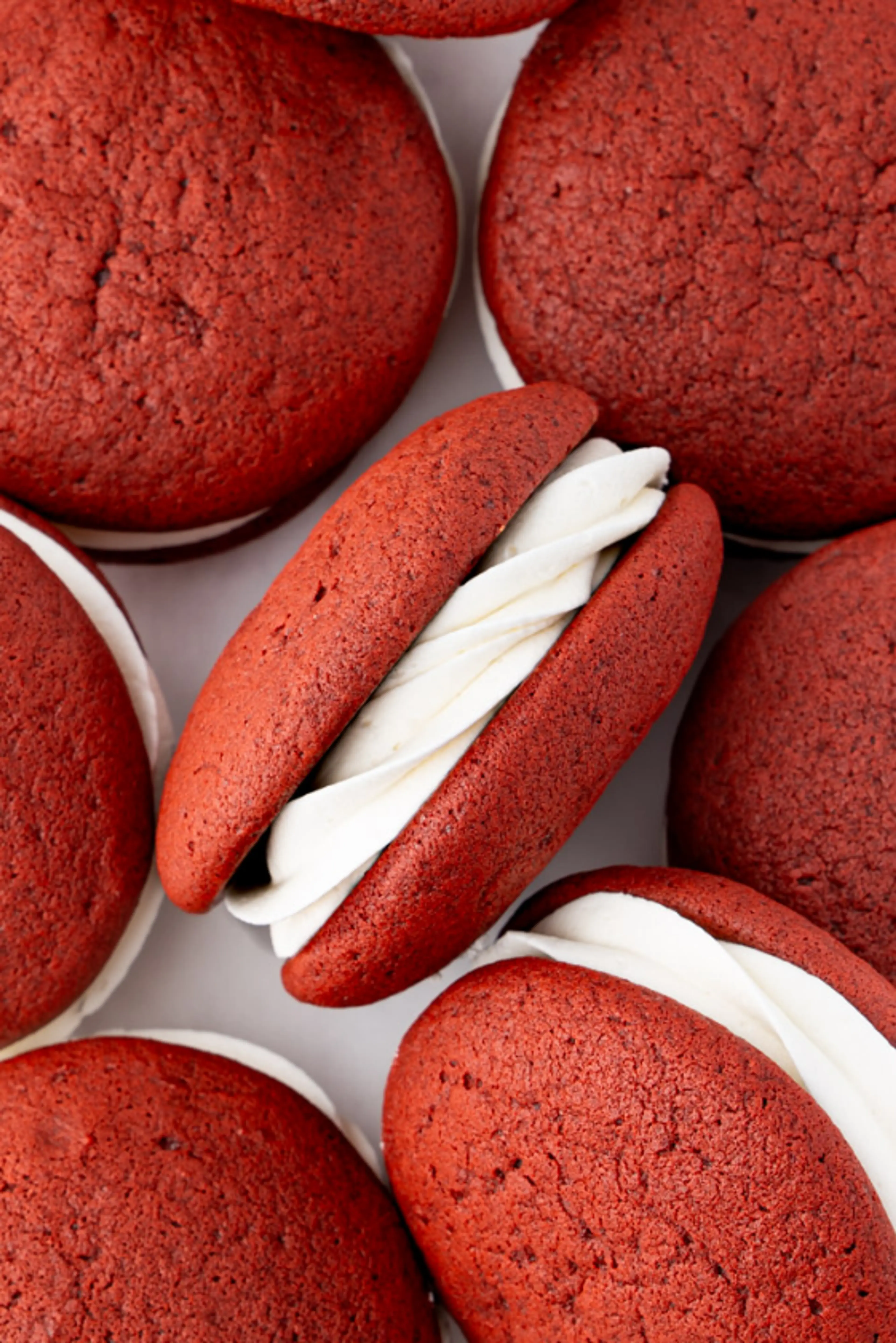 Red Velvet Whoopie Pies