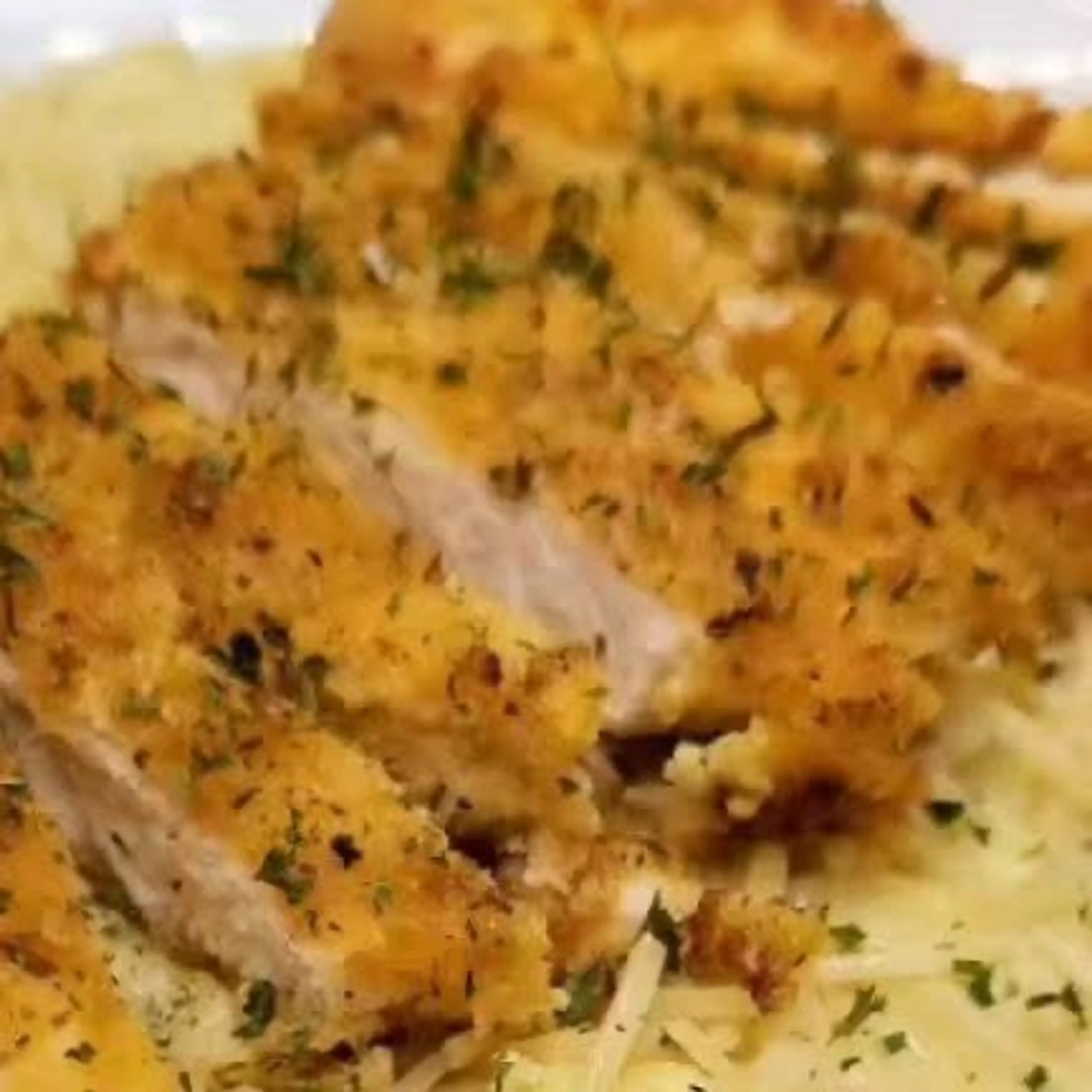 Crockpot Pesto Chicken Spaghetti Squash