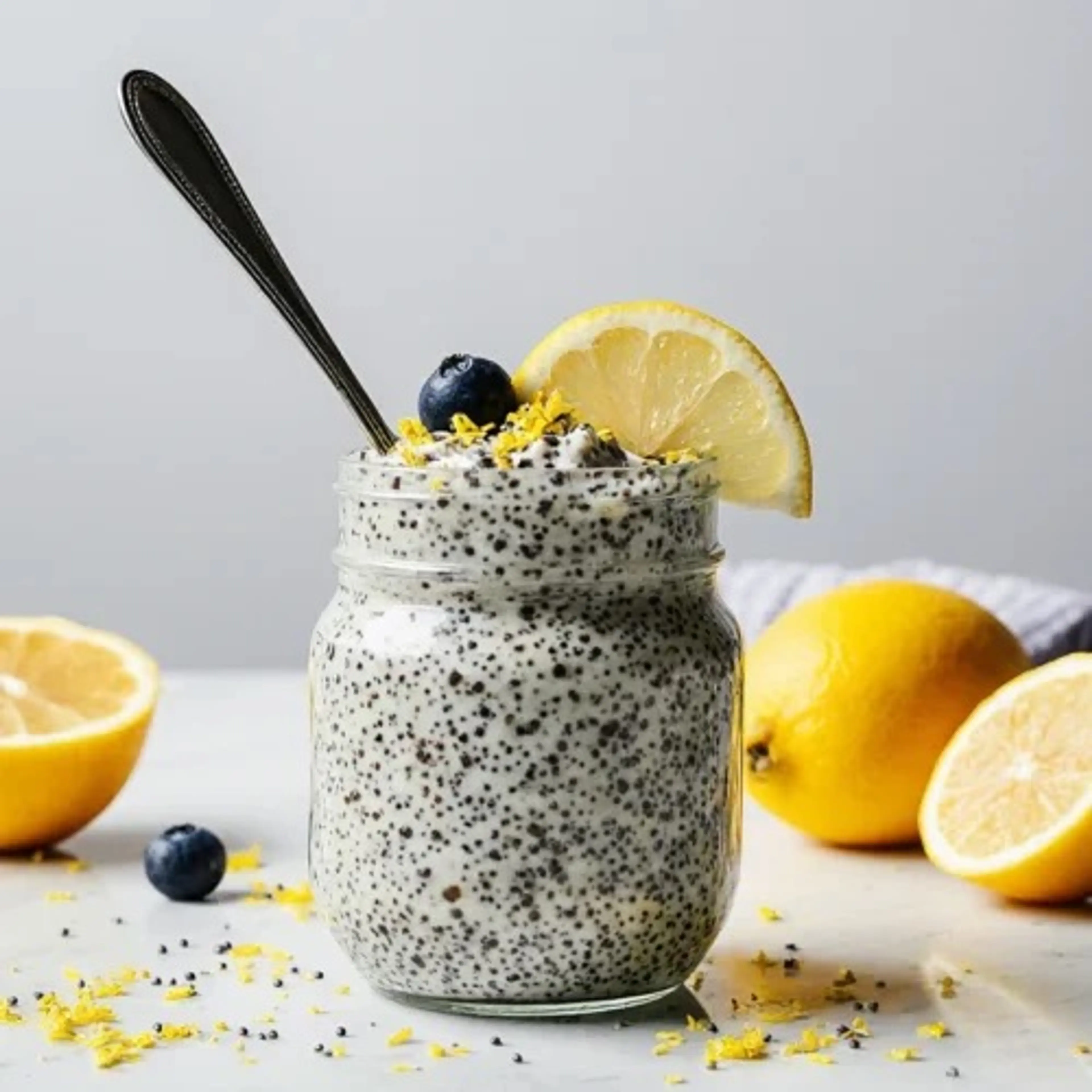 Lemon Cream Chia Pudding