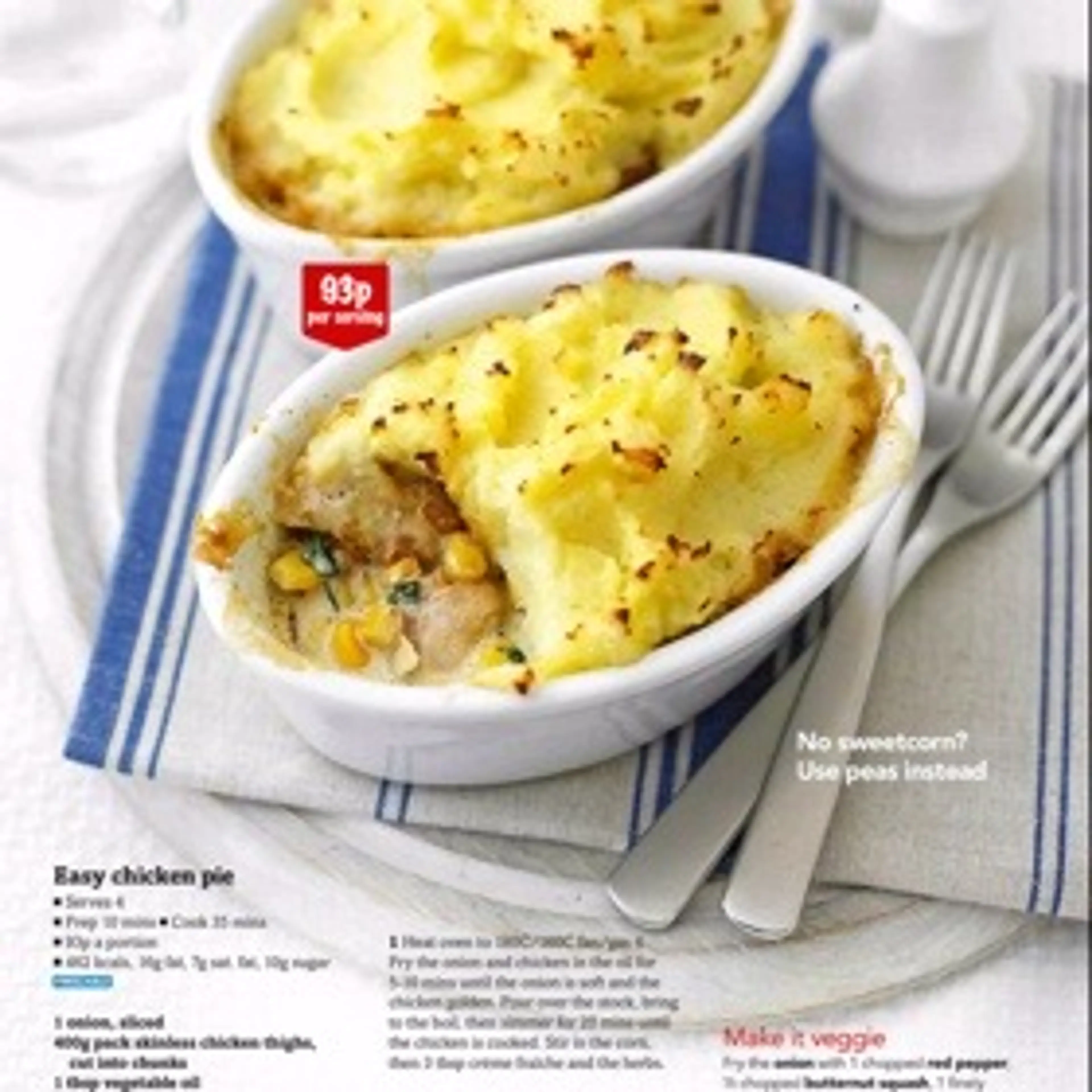 Easy chicken pie