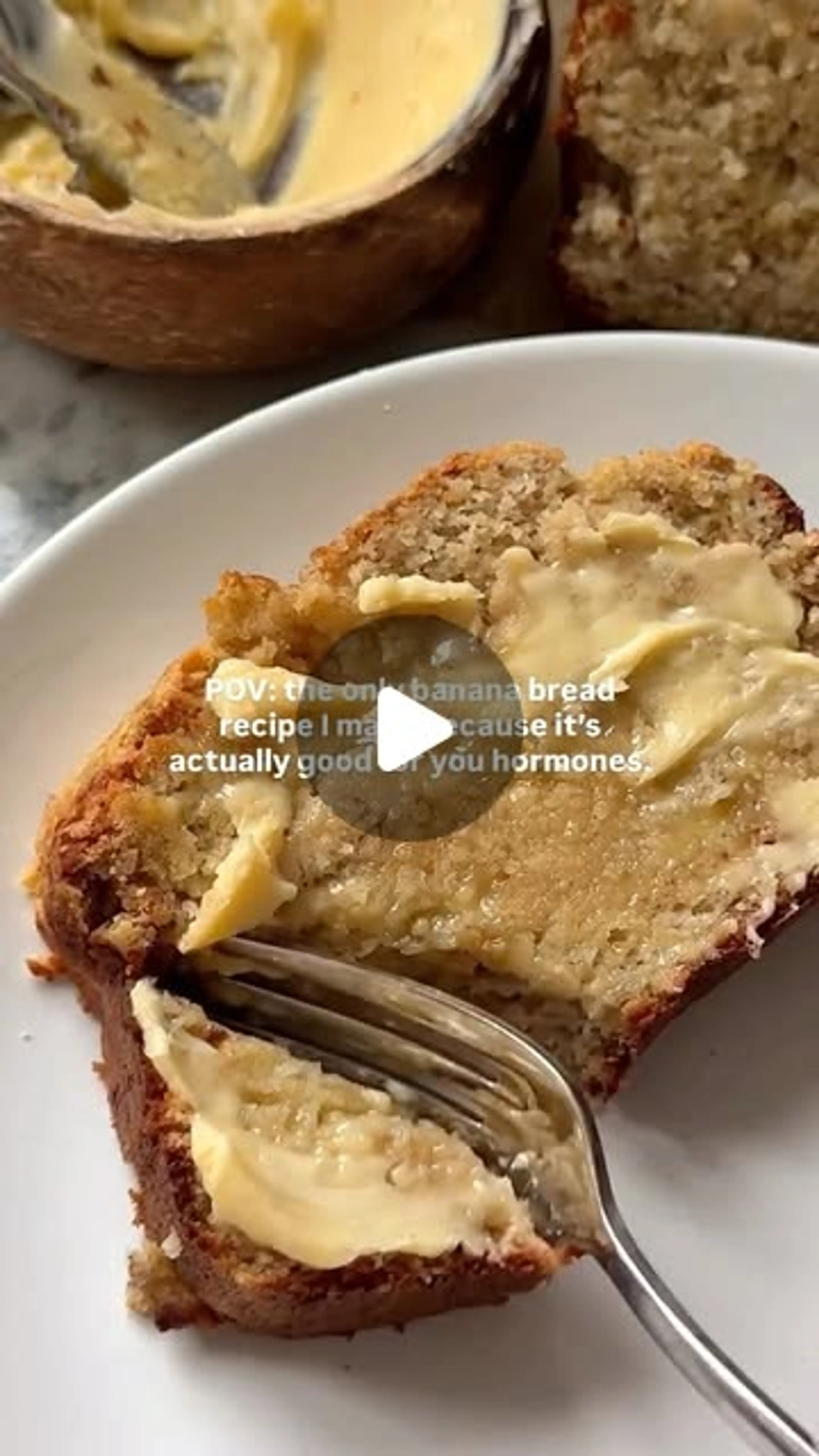 Hormone Friendly Banana Bread