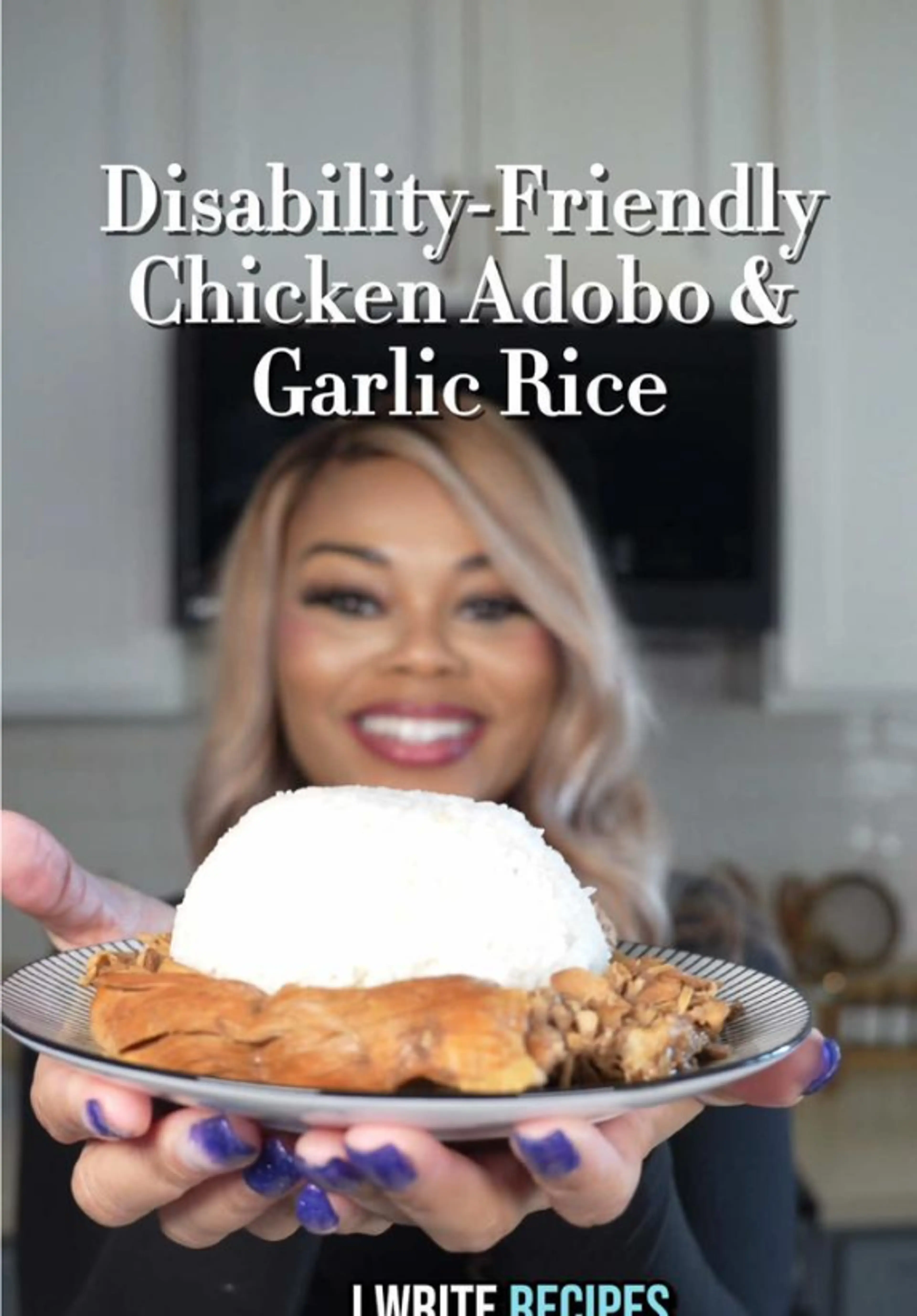 Disability-friendly Adobo and Garlic Rice