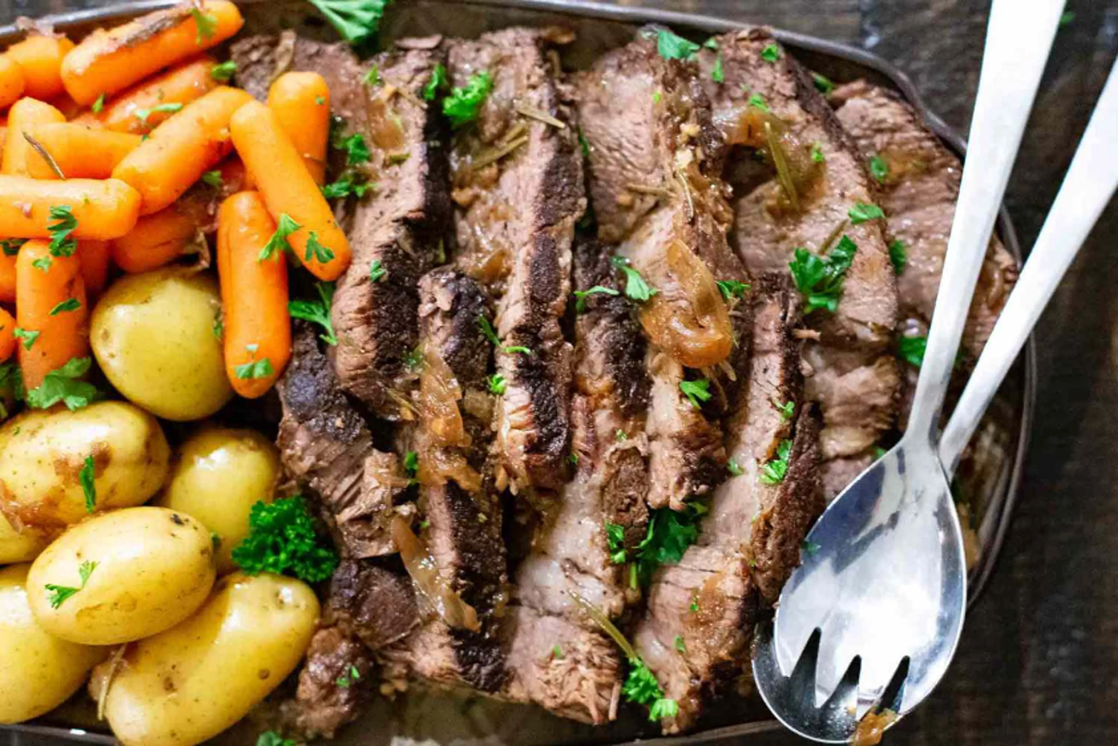 Instant Pot Pot Roast with Balsamic and Rosemary