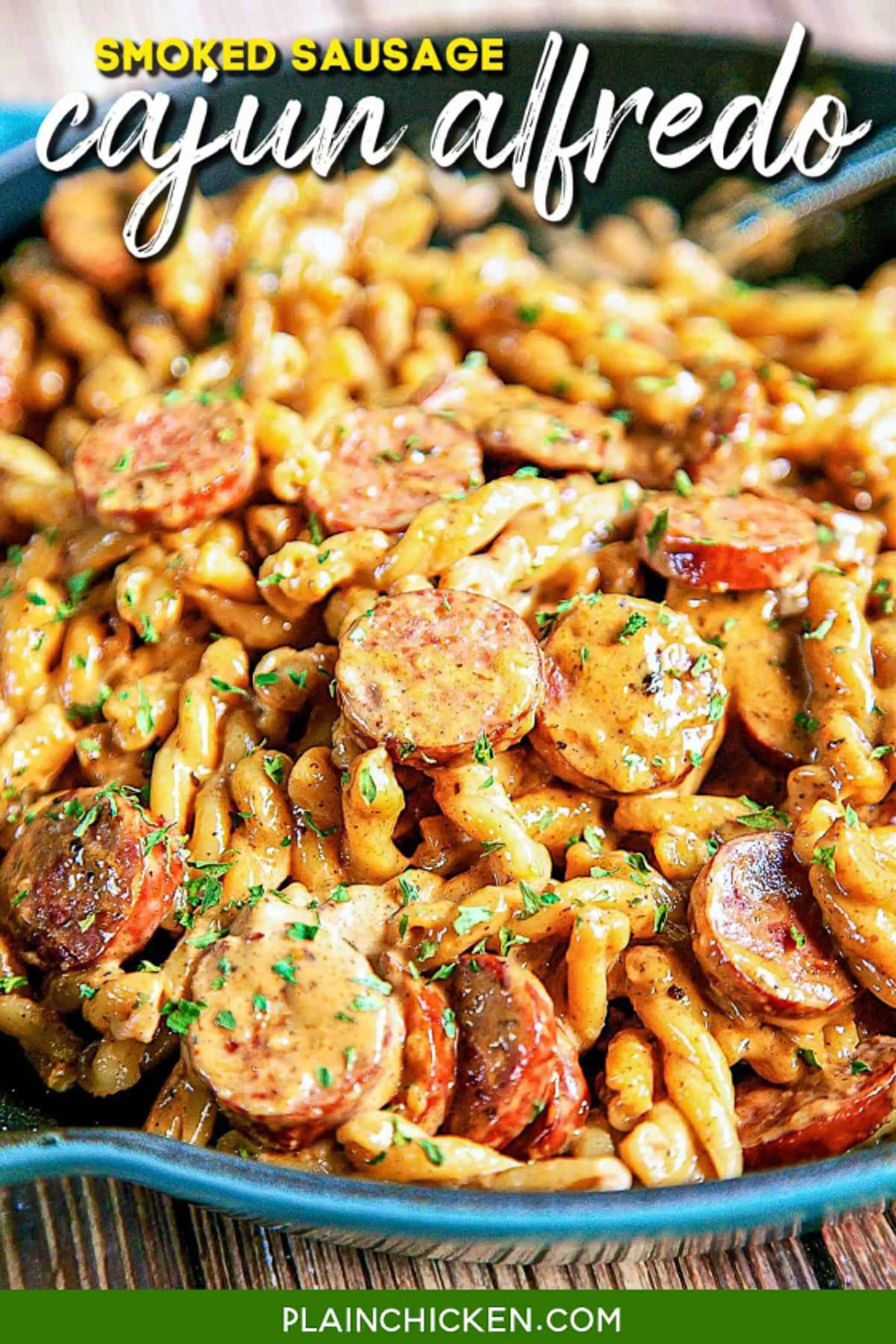 Smoked Sausage Cajun Alfredo