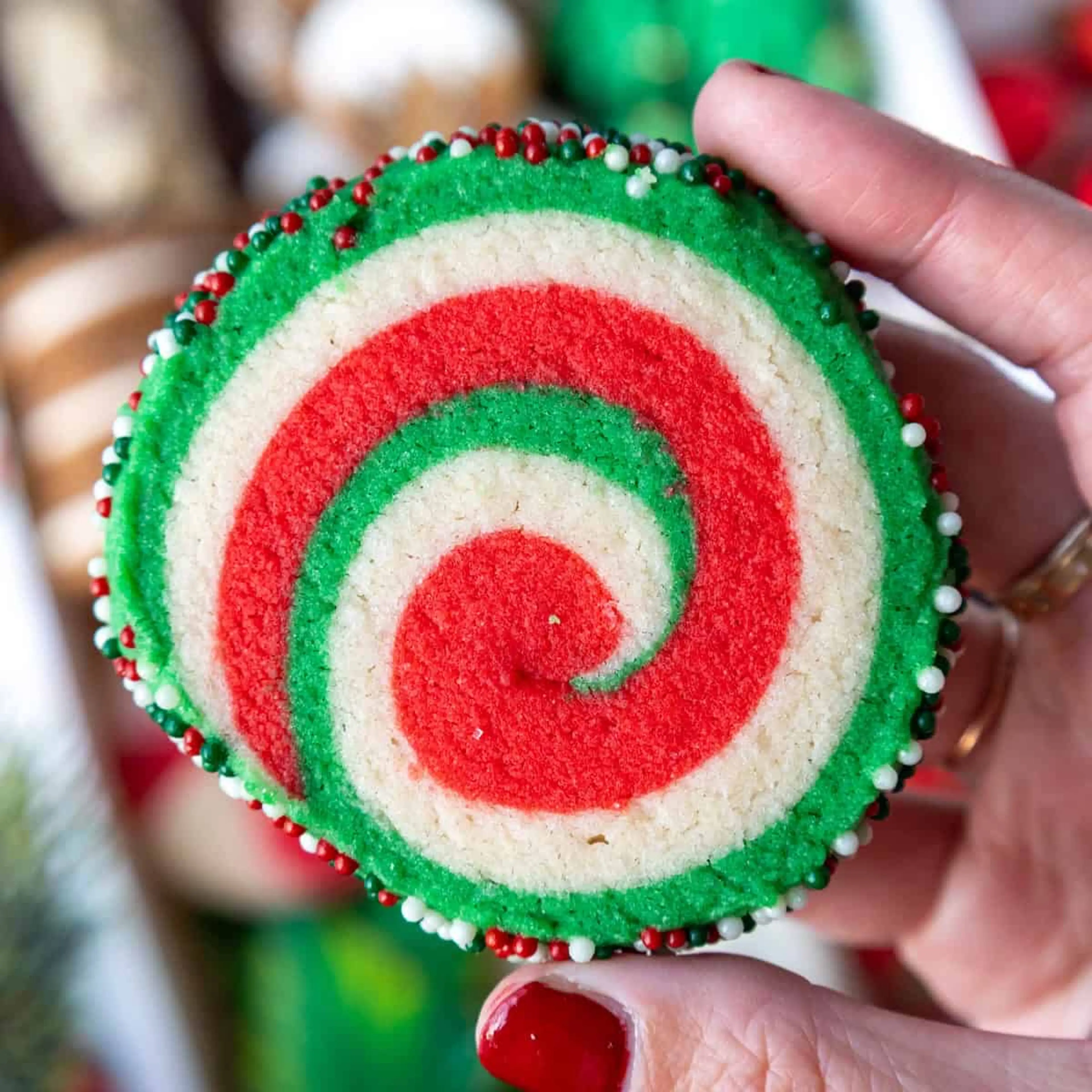 Swirled Christmas Cookies
