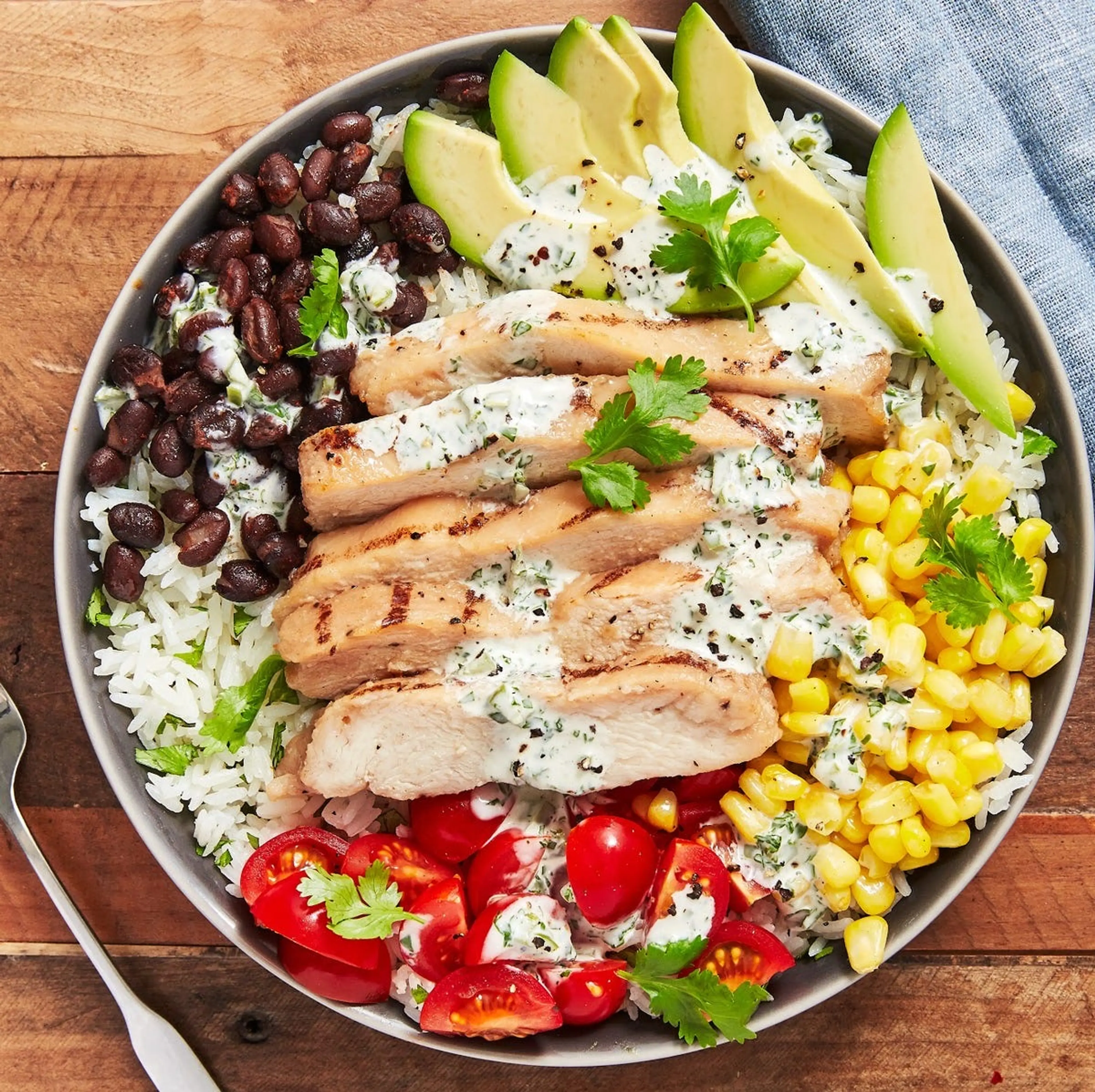 Cilantro Lime Chicken & Rice Bowl